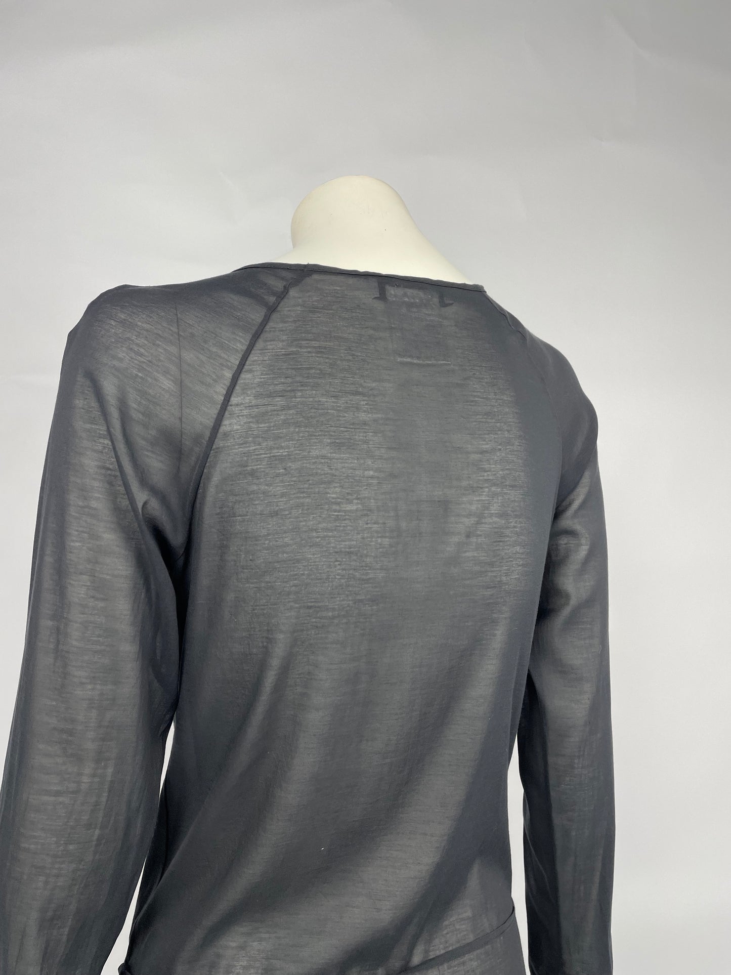 Dior by John Galliano early 2000’s V neck tie blouse