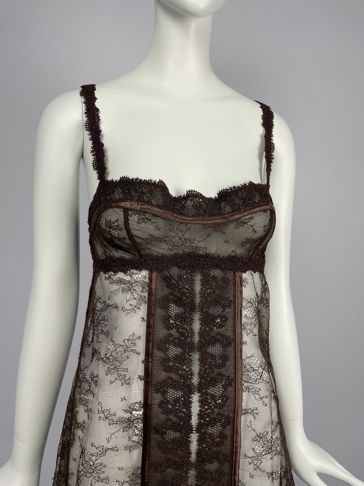 Dior by John Galliano 2000’s lingerie dress