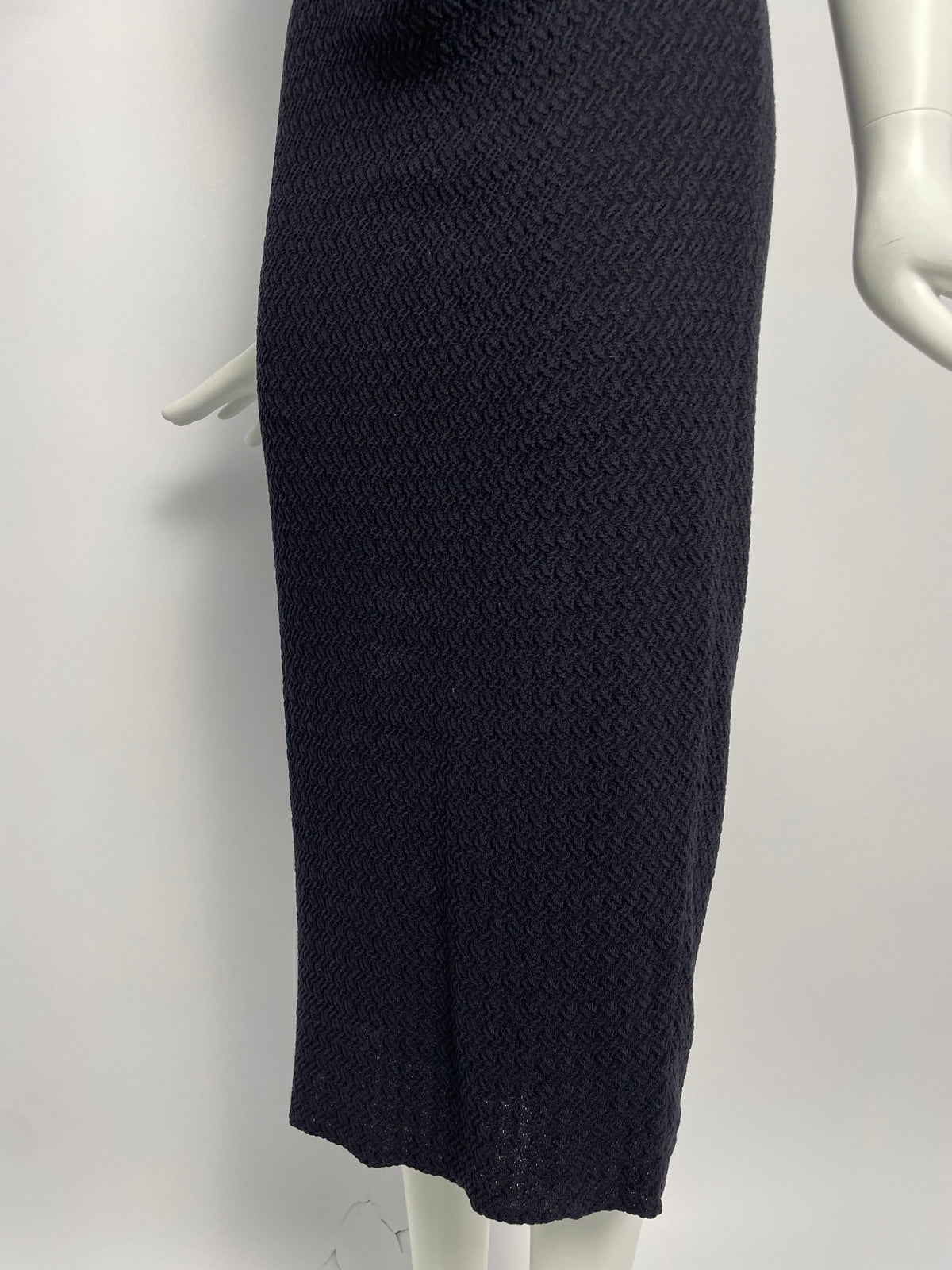 Dior F/W 2008 Knit pleated neckline dress