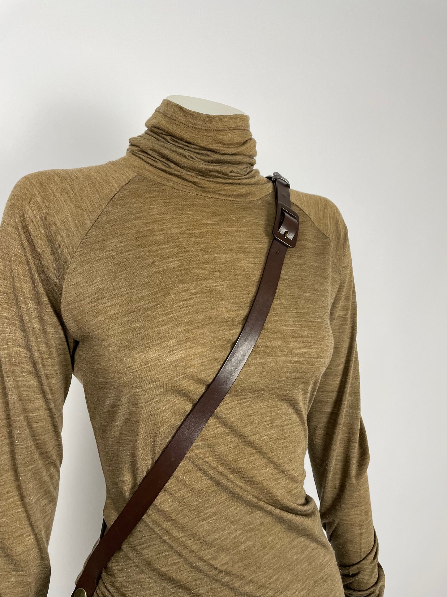 Jean Paul Gaultier 1990’s turtleneck bondage dress.