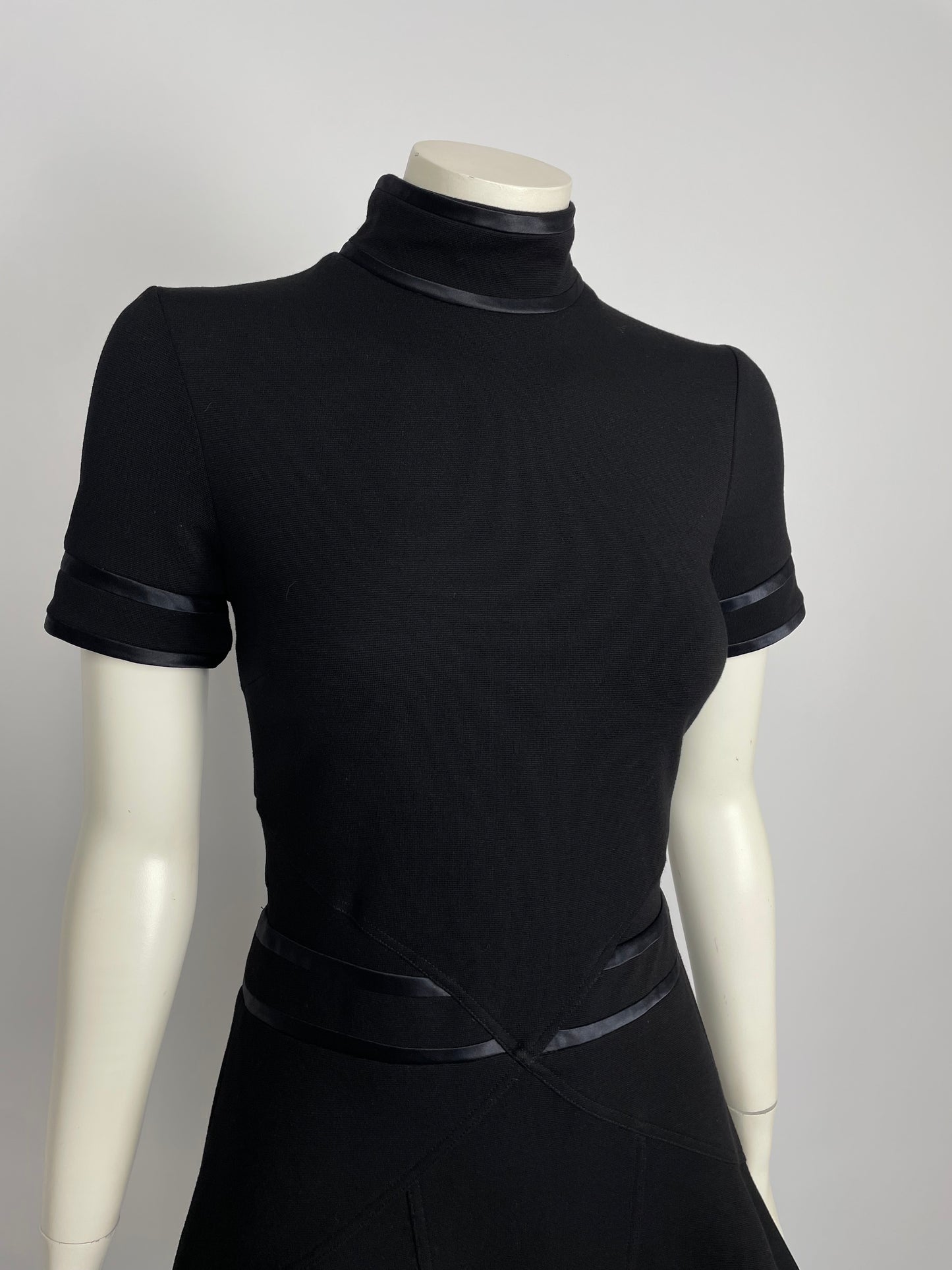 Givenchy 2012 Heavy knit flared dress