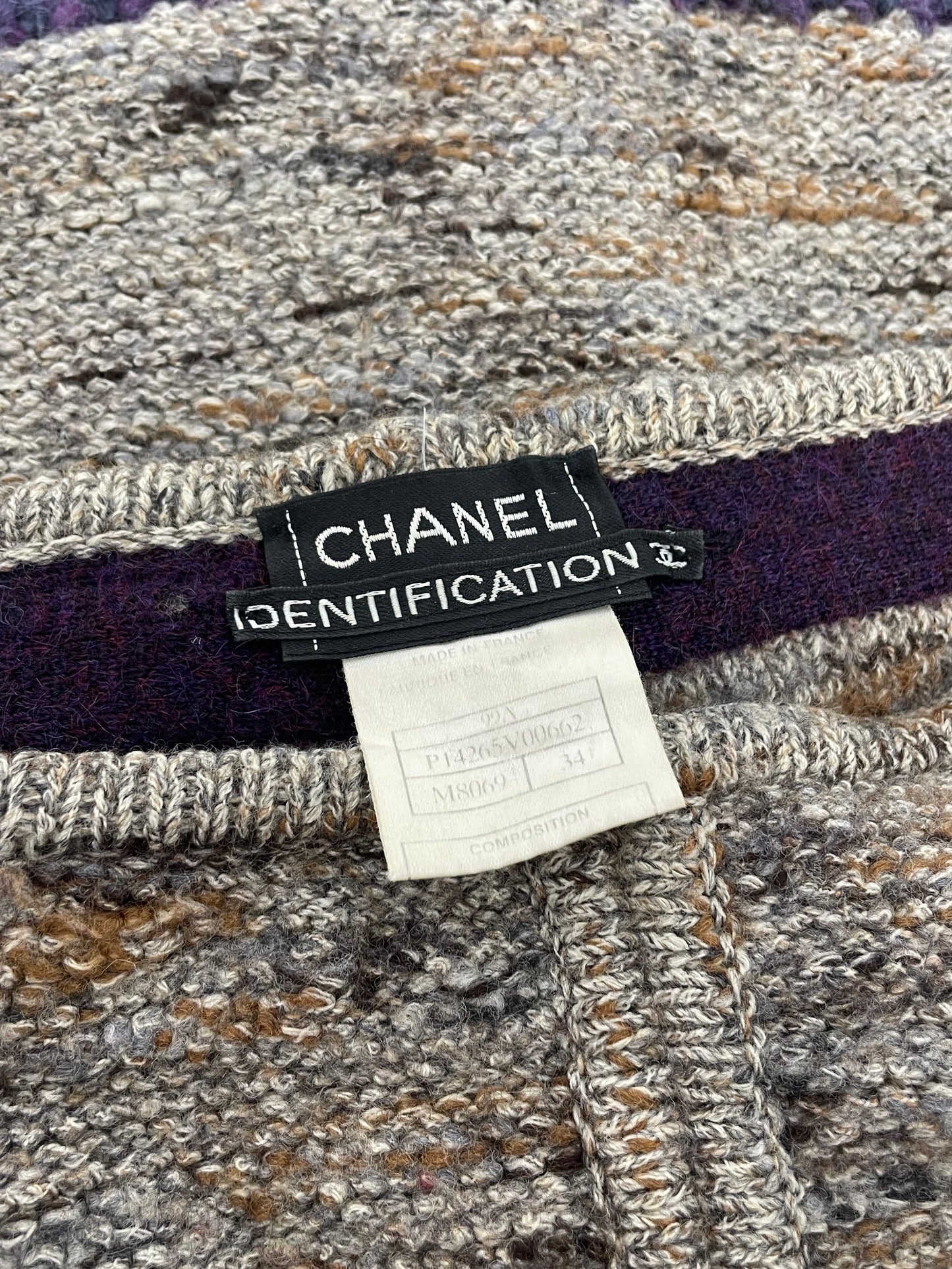 Chanel F/W 1999 tweed skirt