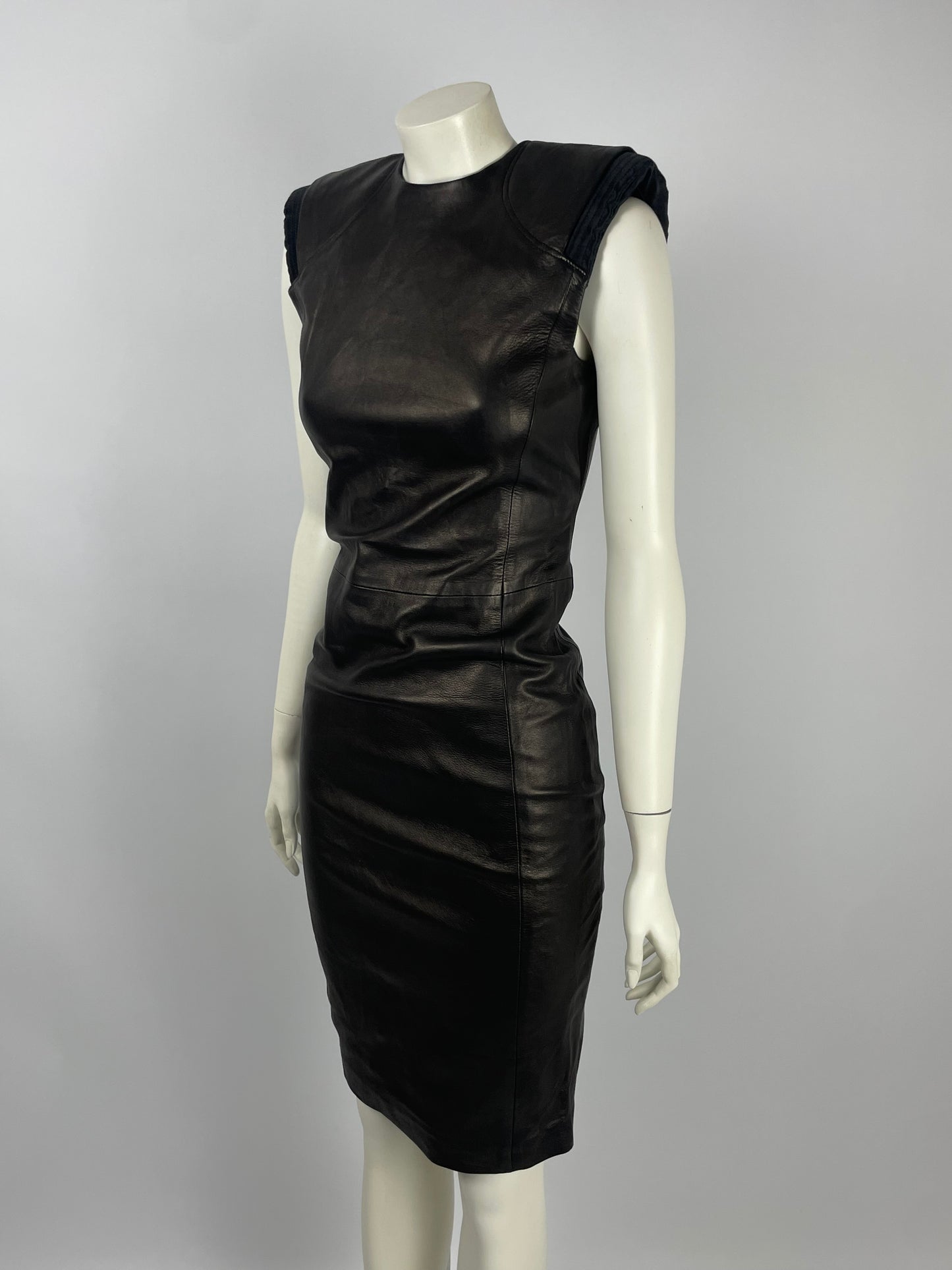 Gianni Versace F/W 2001 Leather Dress
