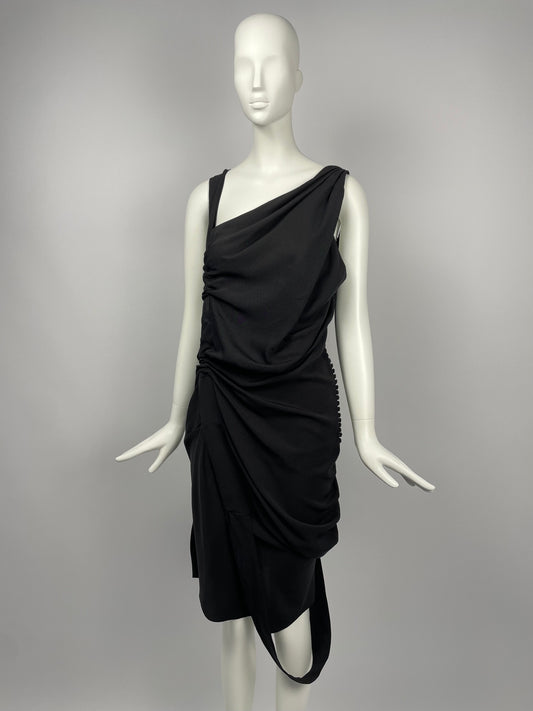 Dior by John Galliano F/W 2006 Asymmetrical Silk Dress