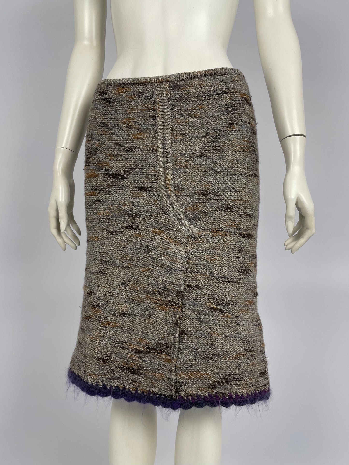 Chanel F/W 1999 tweed skirt