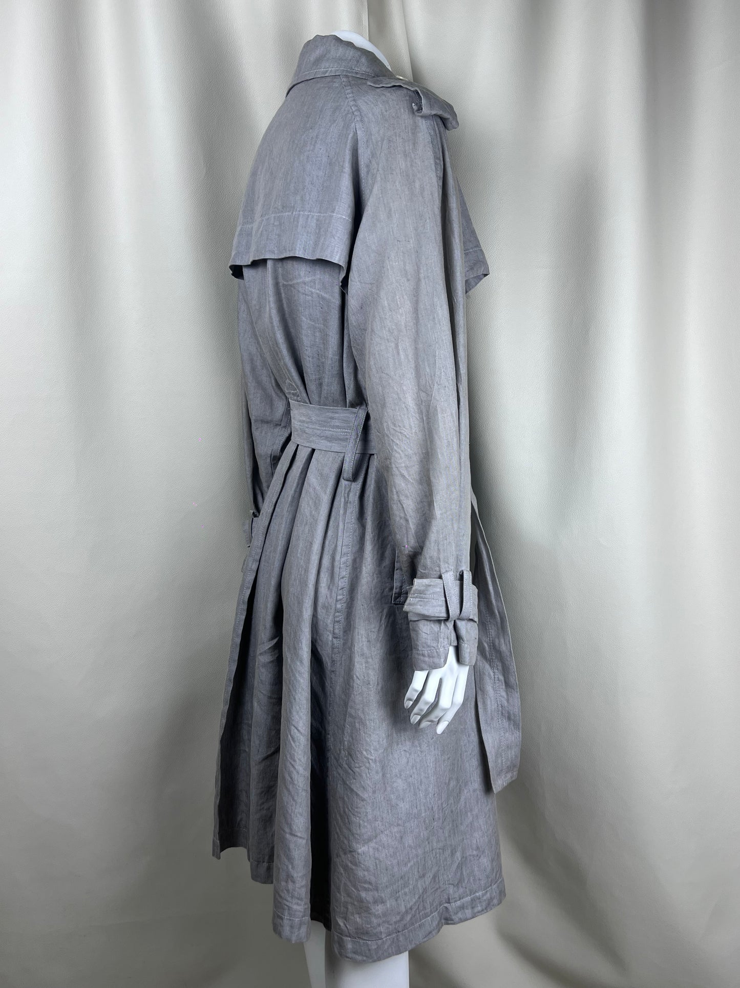 Yohji Yamamoto Y’s A/W 2013 linen trench coat (L)