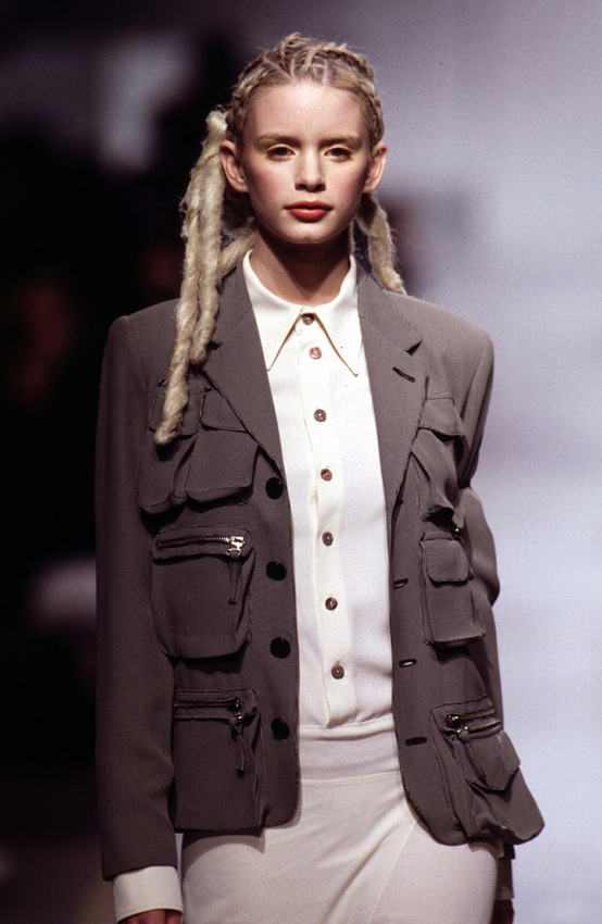 Jean Paul Gaultier S/S 1996 Cargo Pinstripe Set (M)