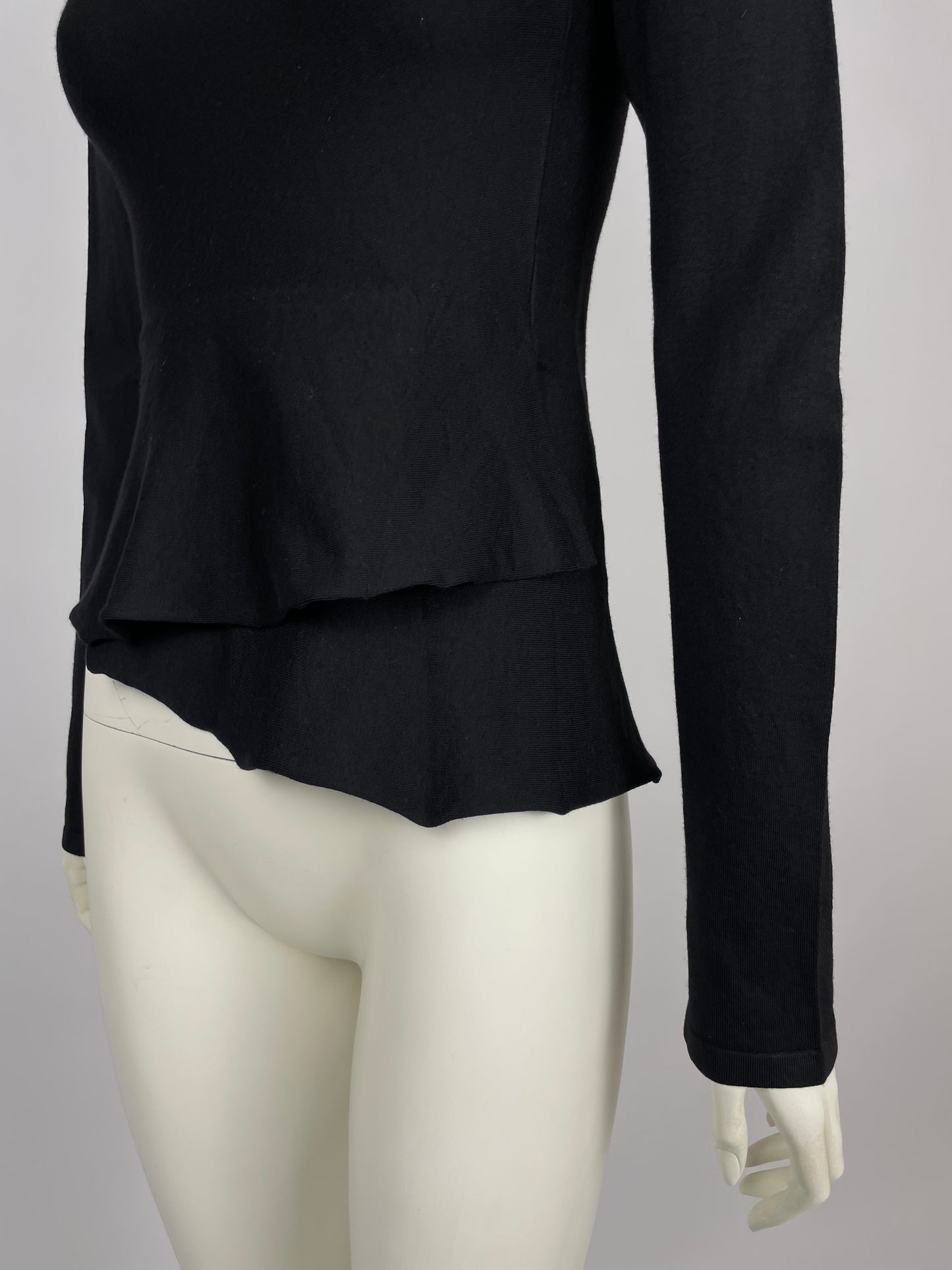 Yves Saint Laurent by Tom Ford double layer wool top
