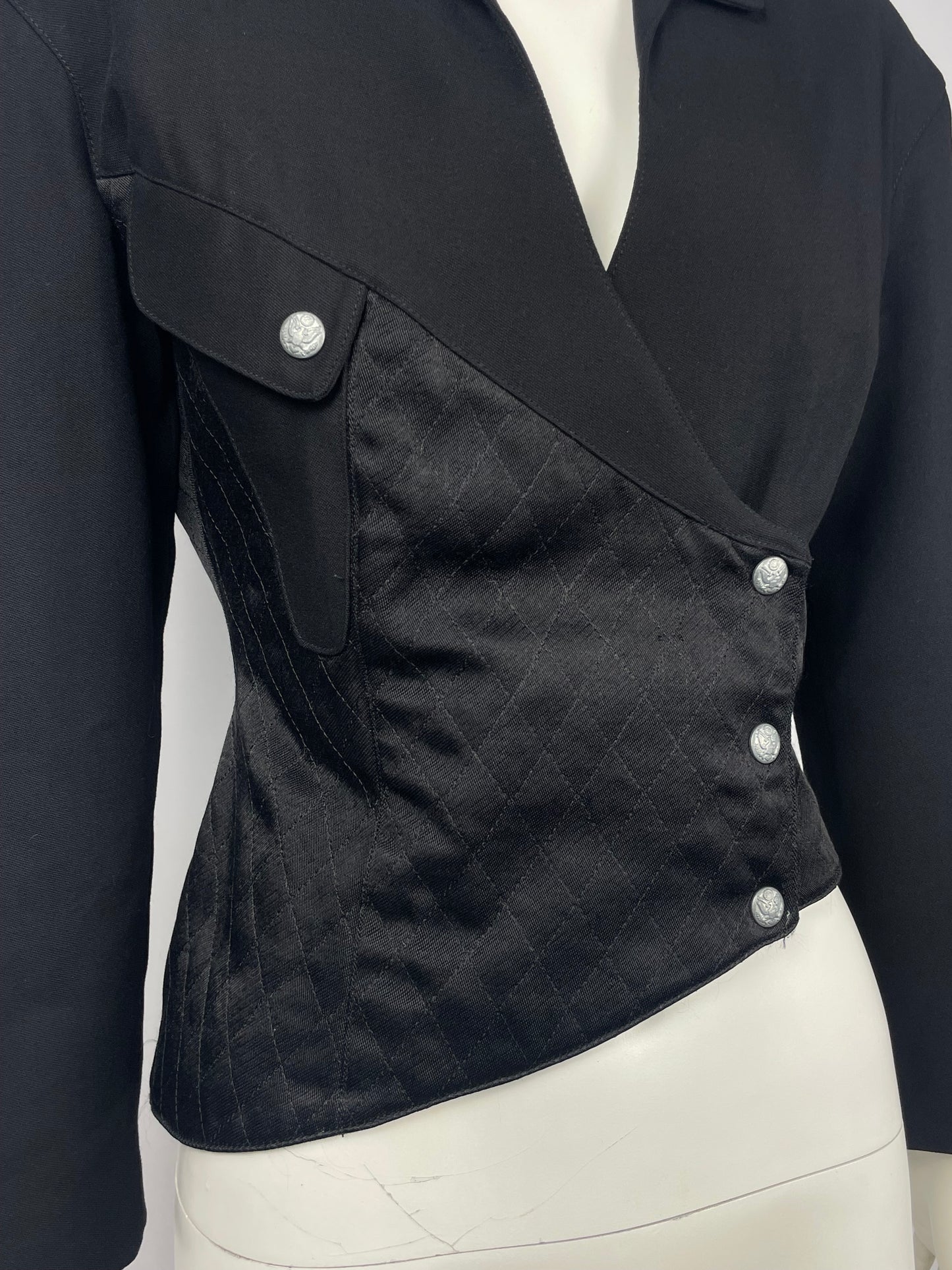 Thierry Mugler 1980’s Asymmetrical Jacket