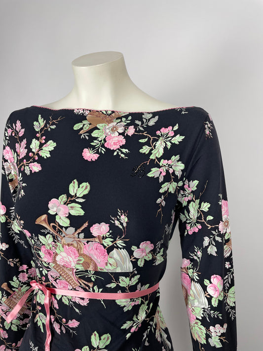 Blumarine 2000’s Flower print blouse