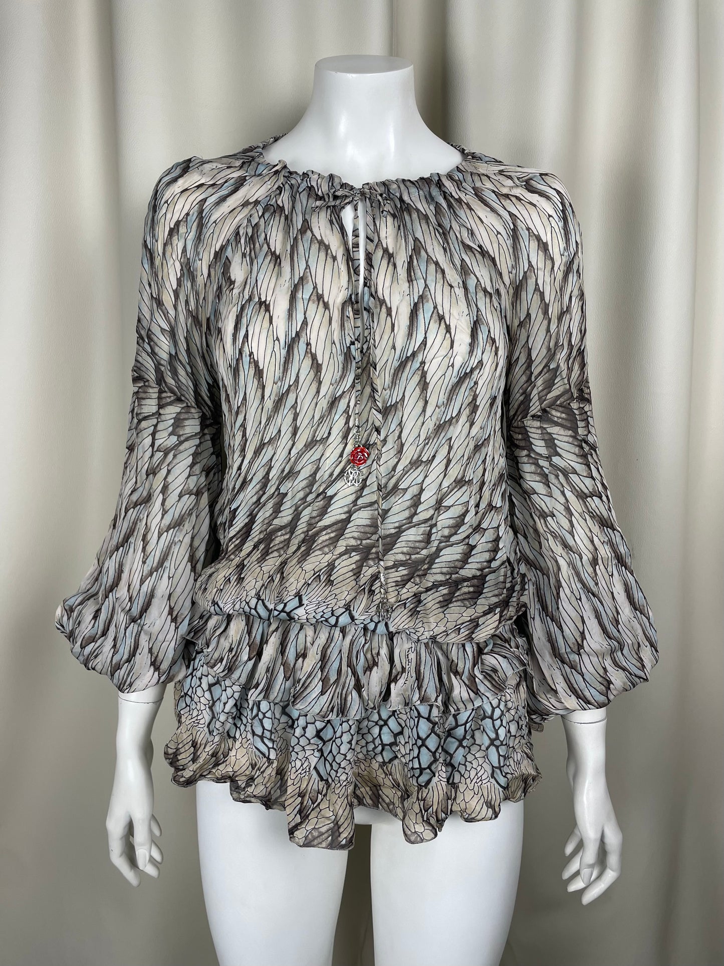 Roberto Cavalli Silk Blouse (M)