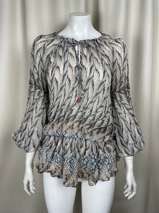 Roberto Cavalli Silk Blouse (M)