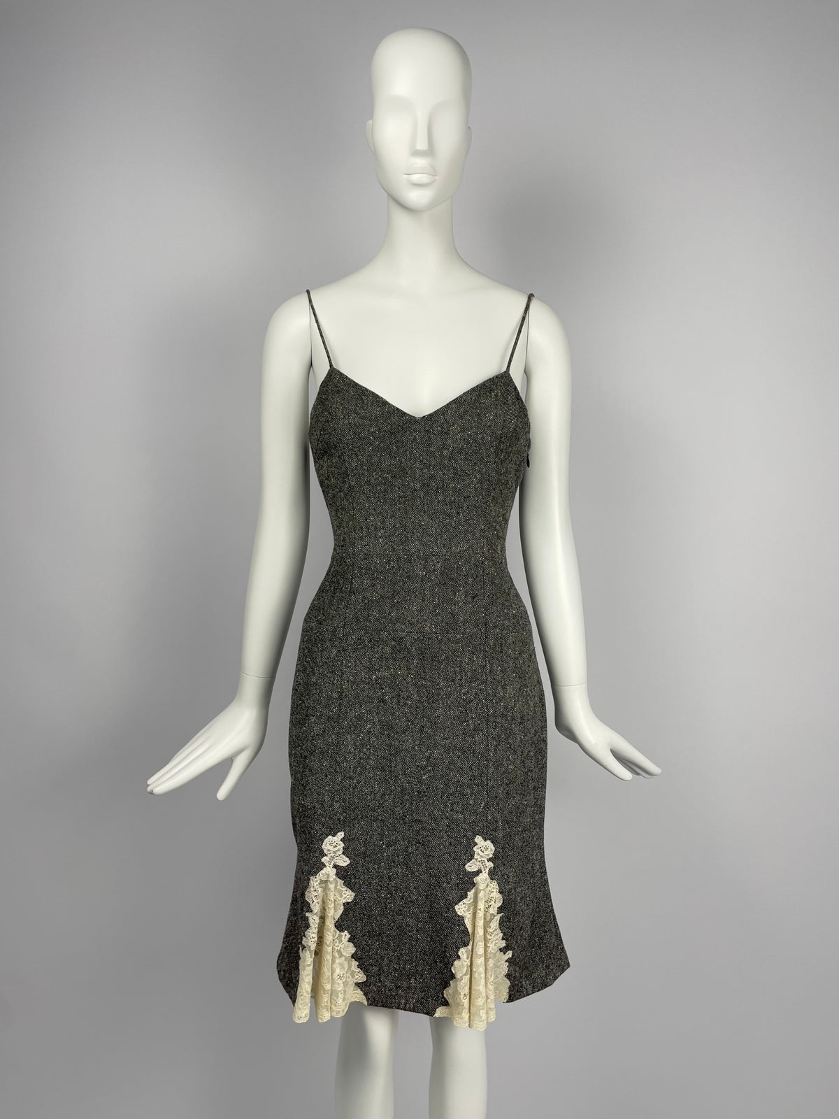 Dior by John Galliano F/W 1998 Lace details dress