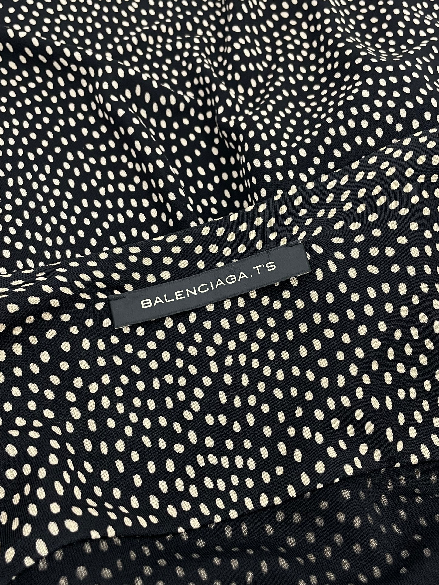 Balenciaga by Nicolas Ghesquiere 2010 Polka dots tie dress