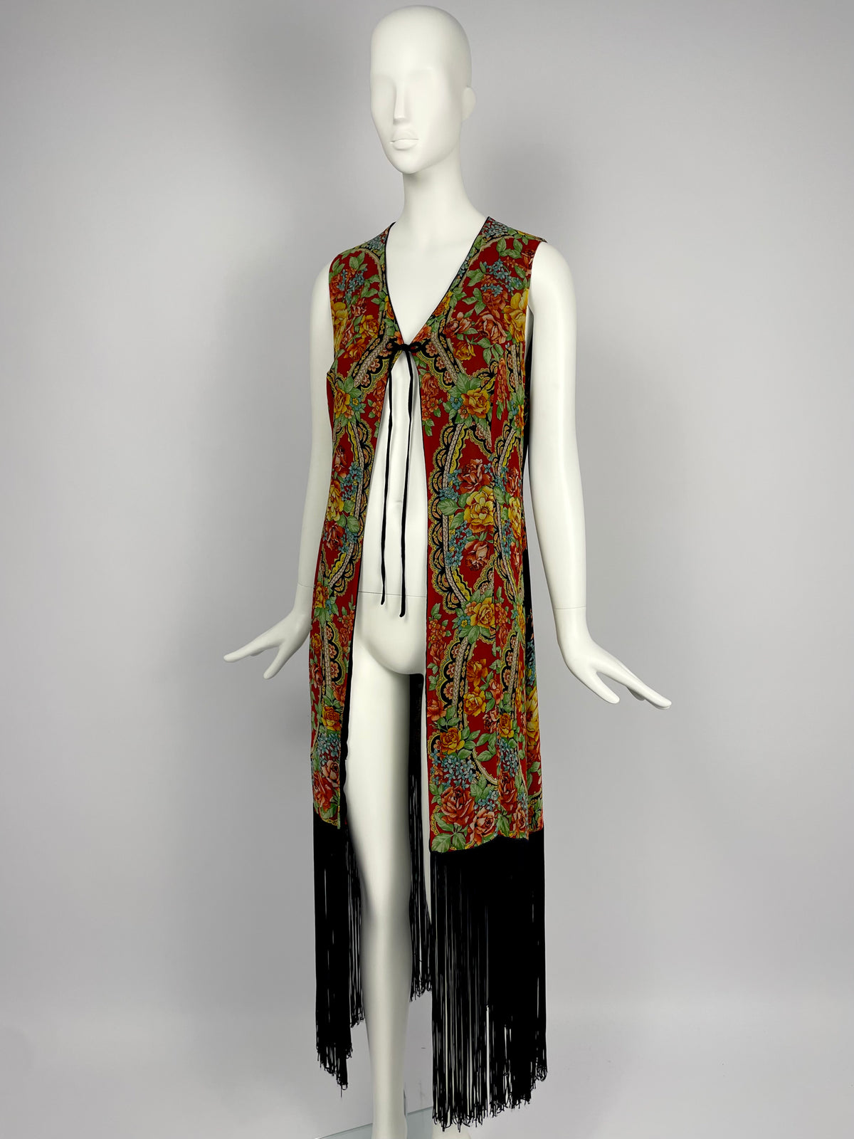 Dolce & Gabbana F/W 1993 fringes cardigan dress