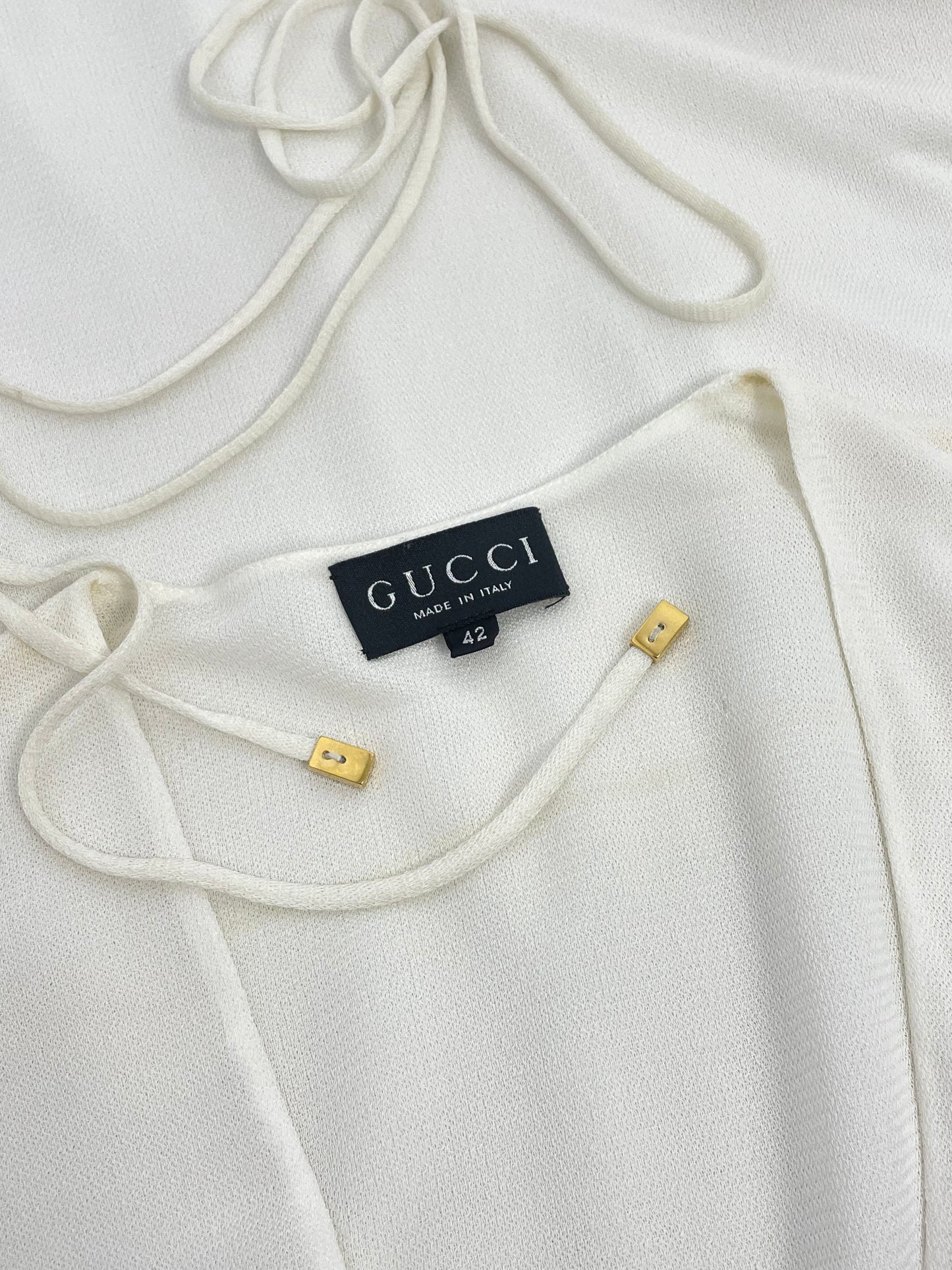 Gucci by Tom Ford S/S 1997 tie dress.