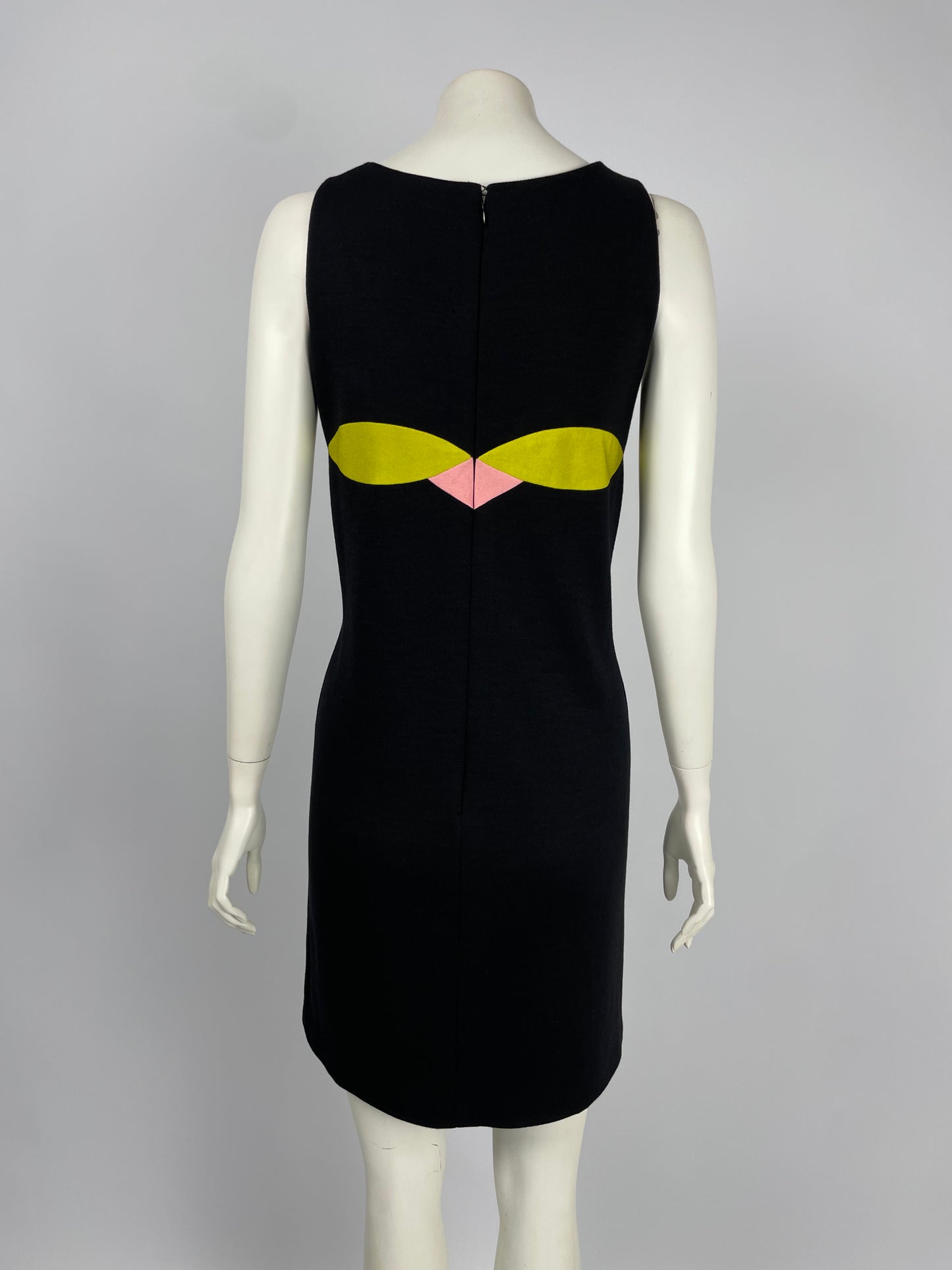 Gianni Versace F/W 1997 Color Block Dress.