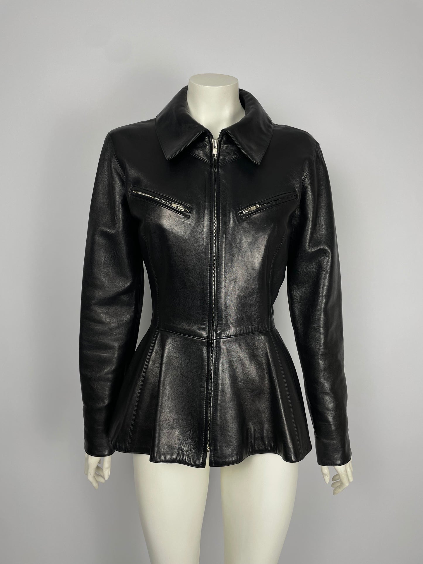 Claude Montana F/W 1992 Ideal Cuirs Leather Jacket