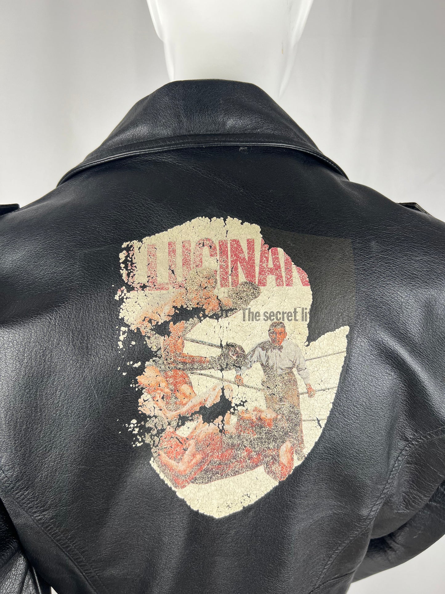 Junior Gaultier biker Leather Jacket (M)