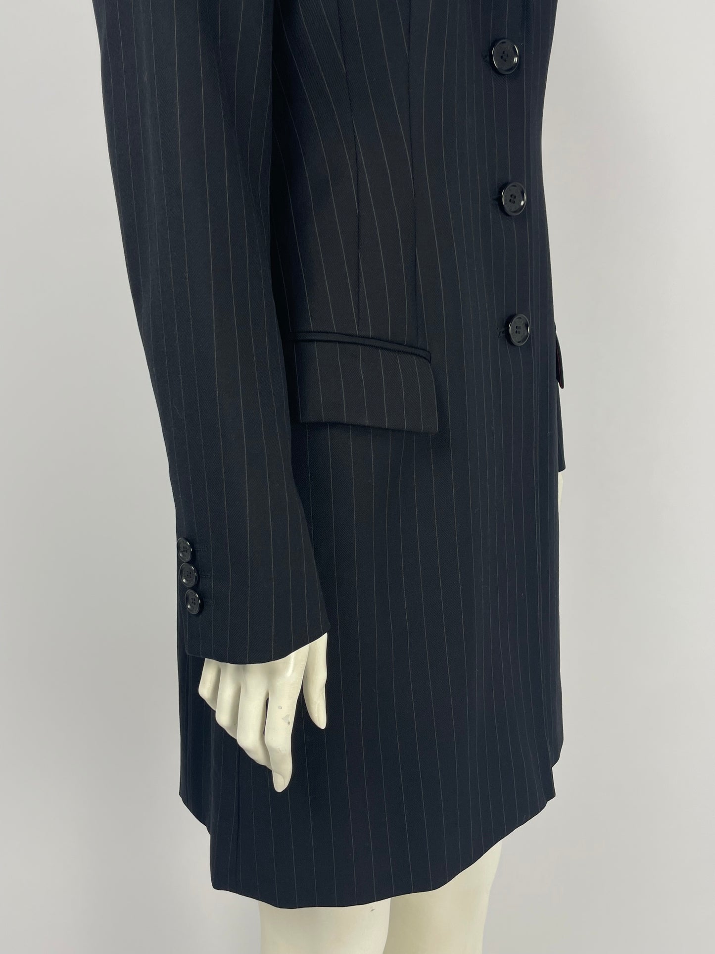 Dolce & Gabbana F/W 1997 Pinstripe Tailored Coat