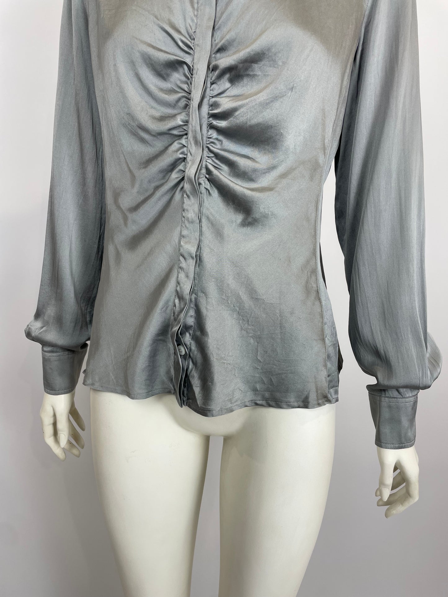 Armani 2000's Gathered shirt.