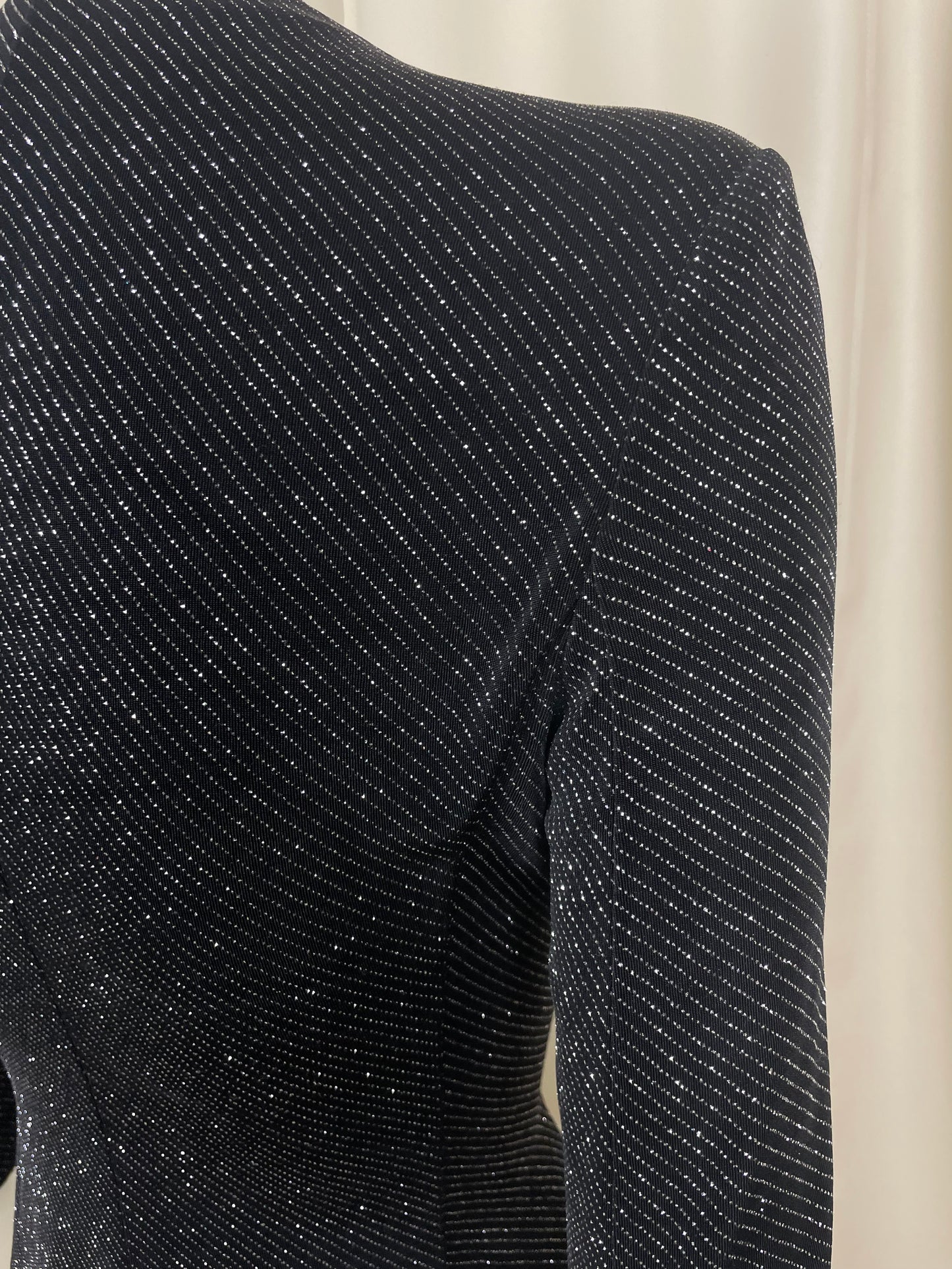 Armani Glittery Pinstripe Blouse (M)