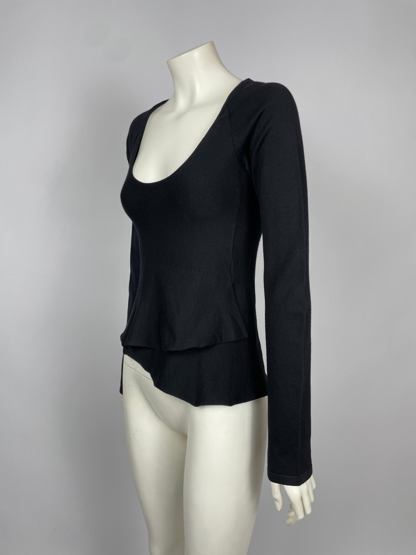 Yves Saint Laurent by Tom Ford double layer wool top