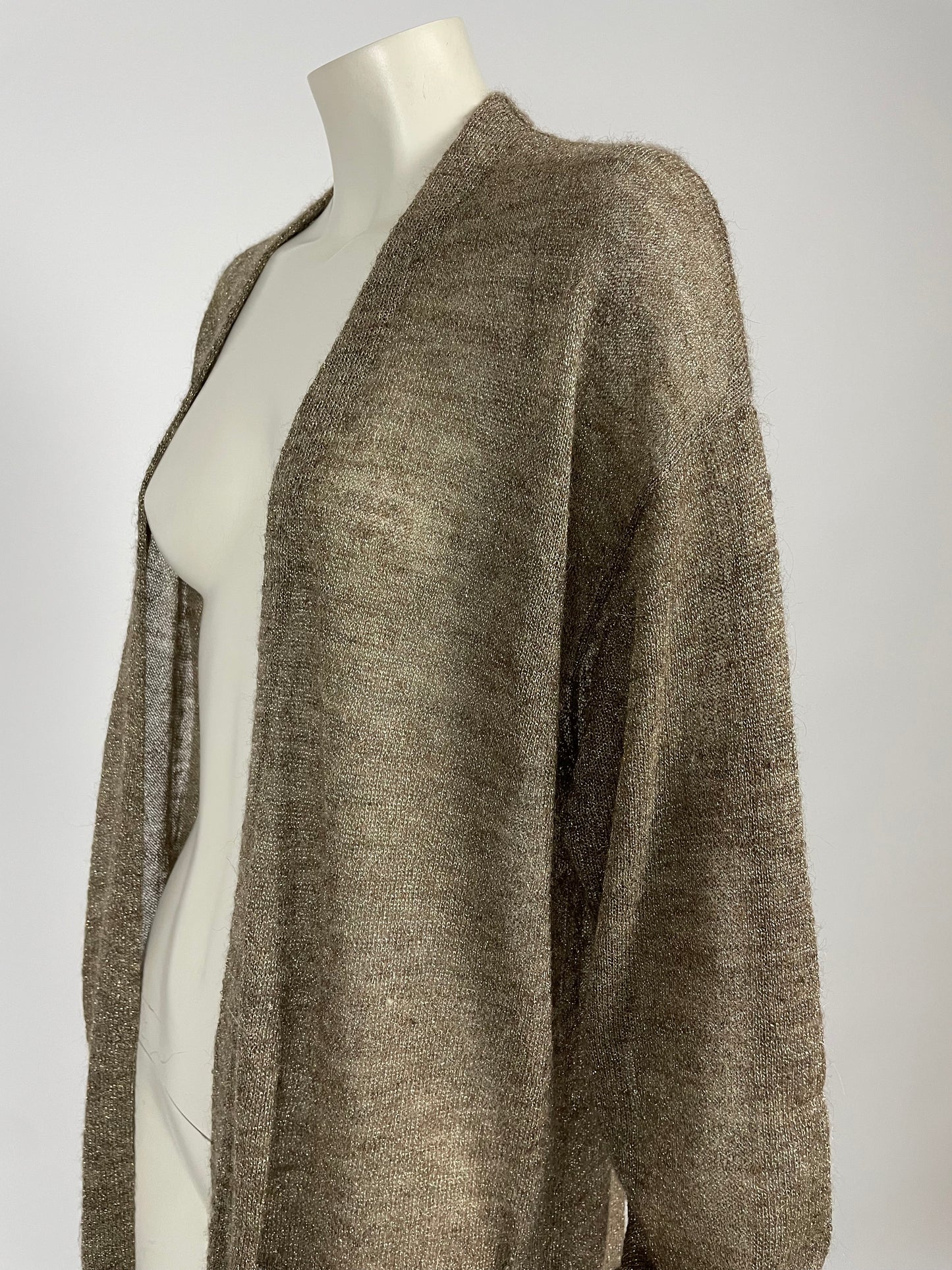 Dries van Noten 2000’s Glittery maxi cardigan
