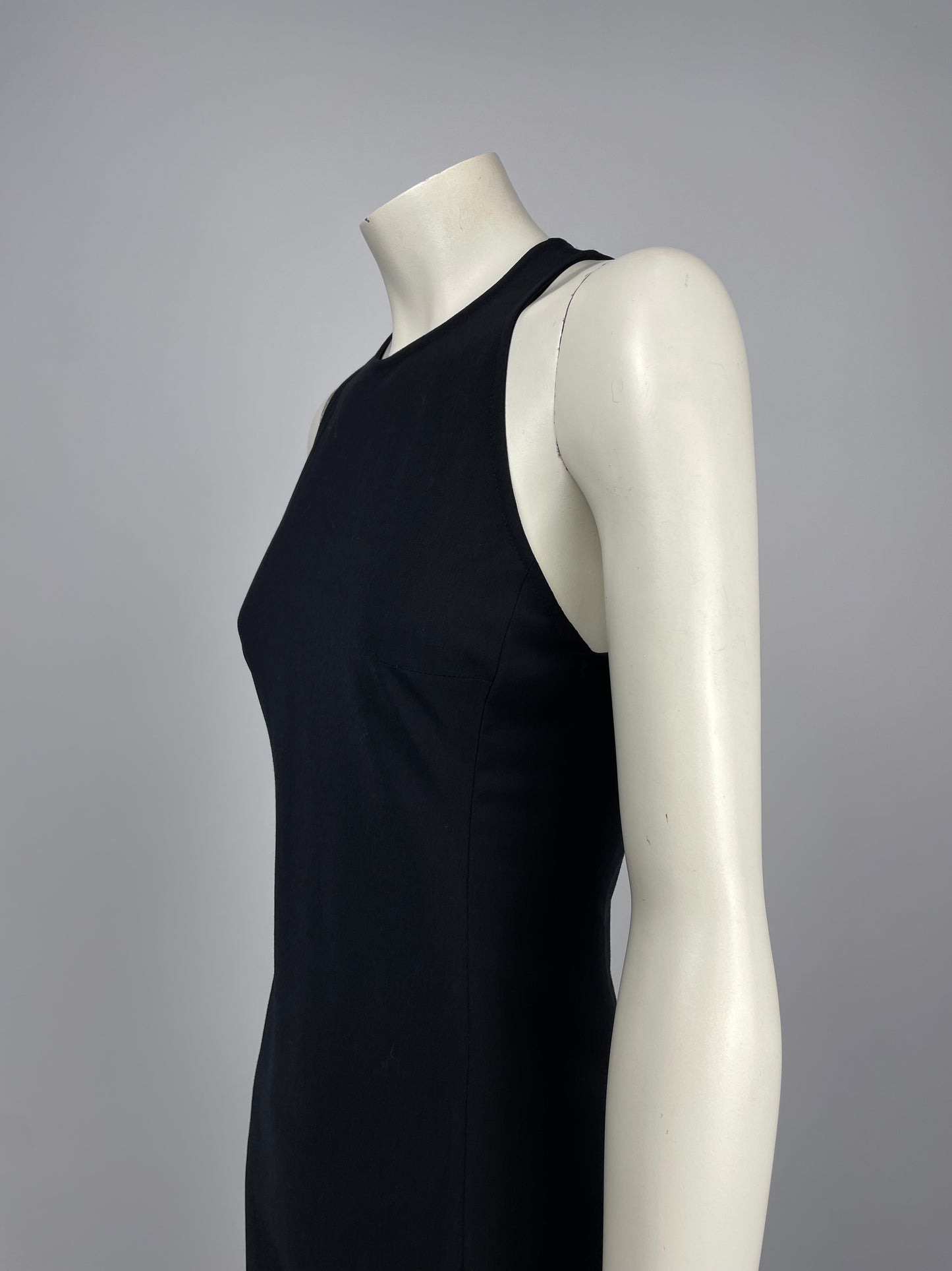 Gianni Versace 1990’s black sheath mini dress.