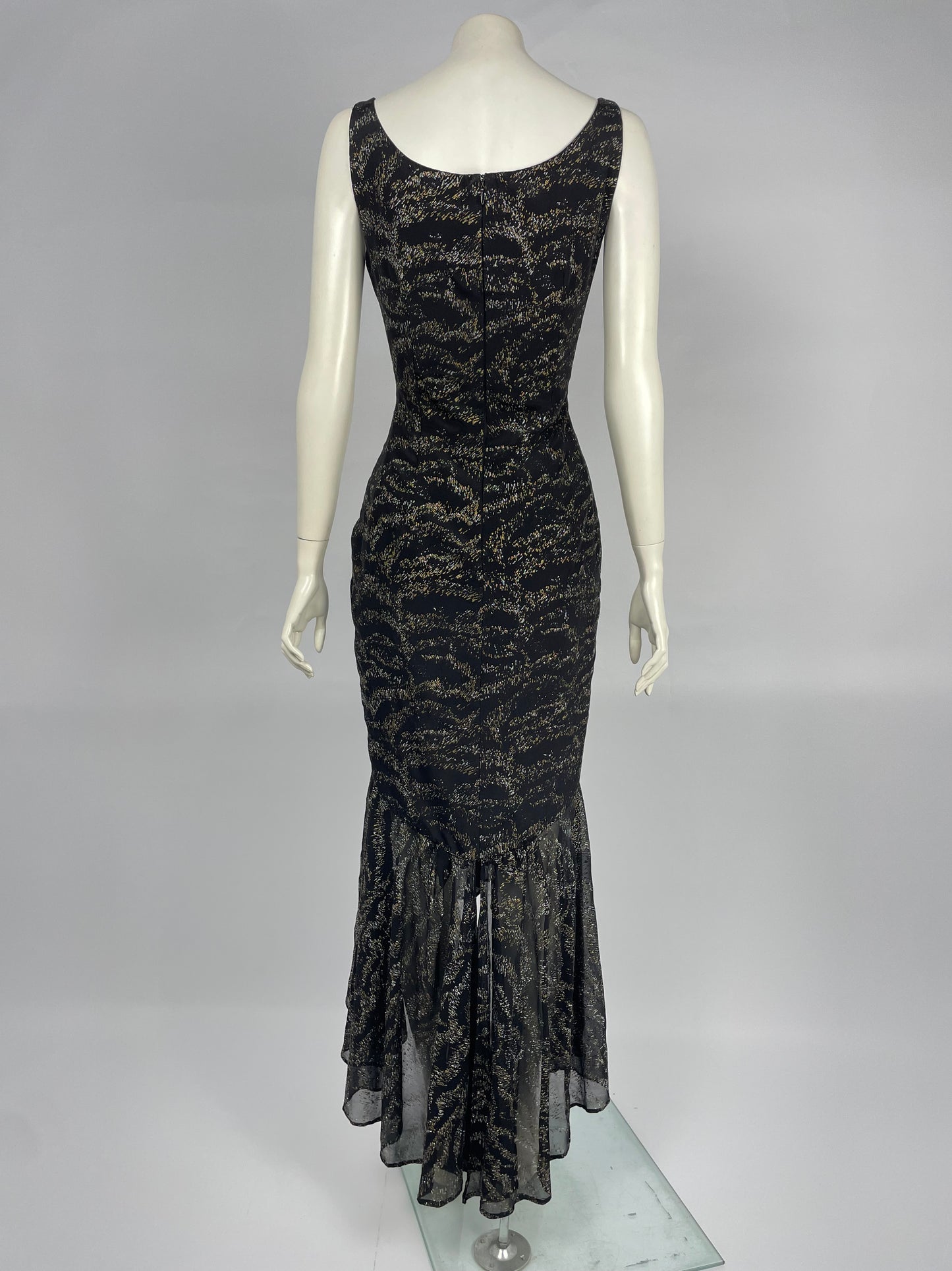 Gai Mattiolo 1990’s glittery maxi dress