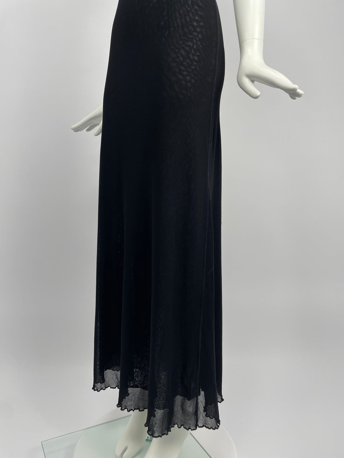 Jean Paul Gaultier maxi mesh dress