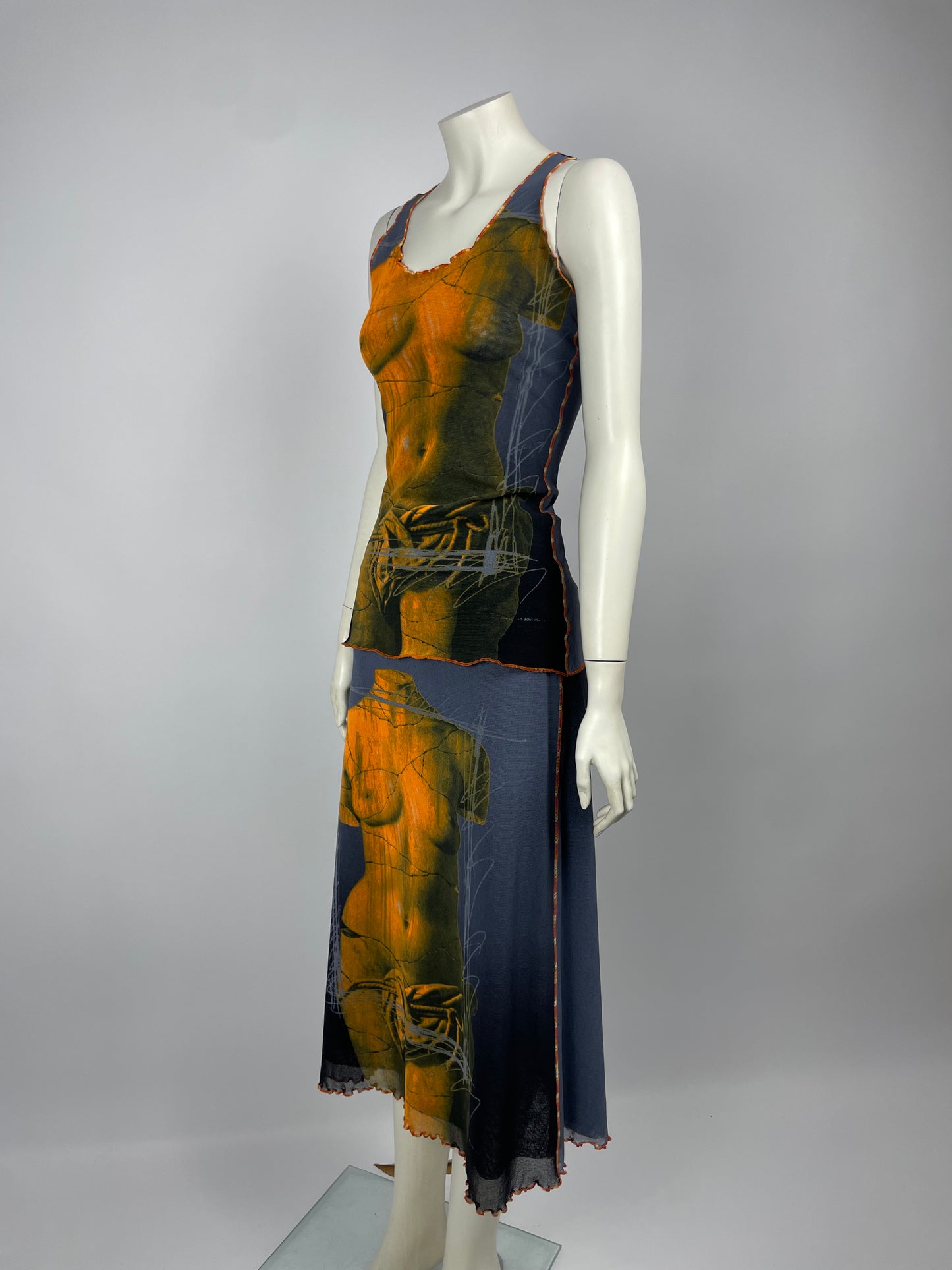 Jean Paul Gaultier S/S 1999 Venus Mesh Set