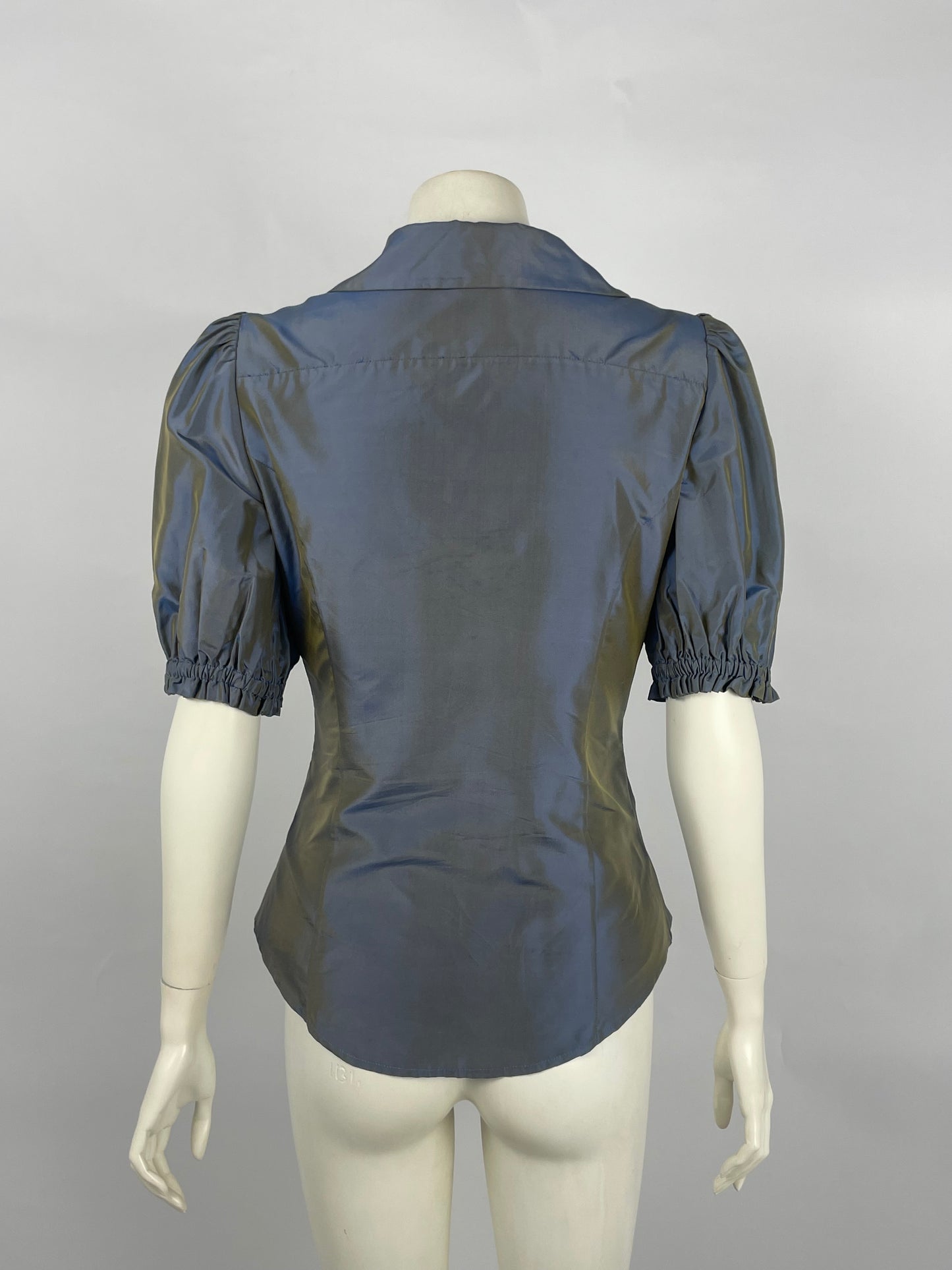 Moschino 2000’s Couture Satin ruffled shirt