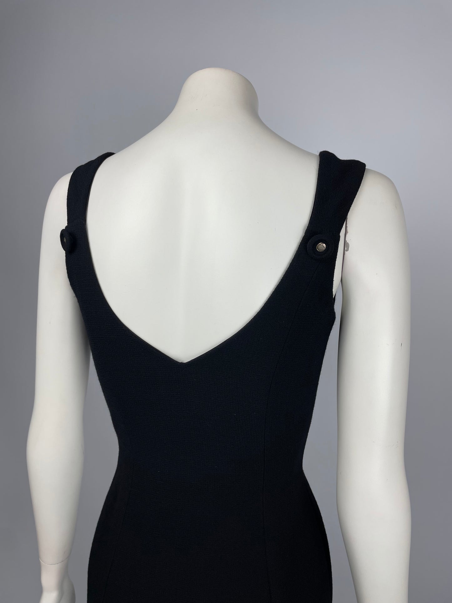 Gianni Versace Couture F/W 1995 wool dress.