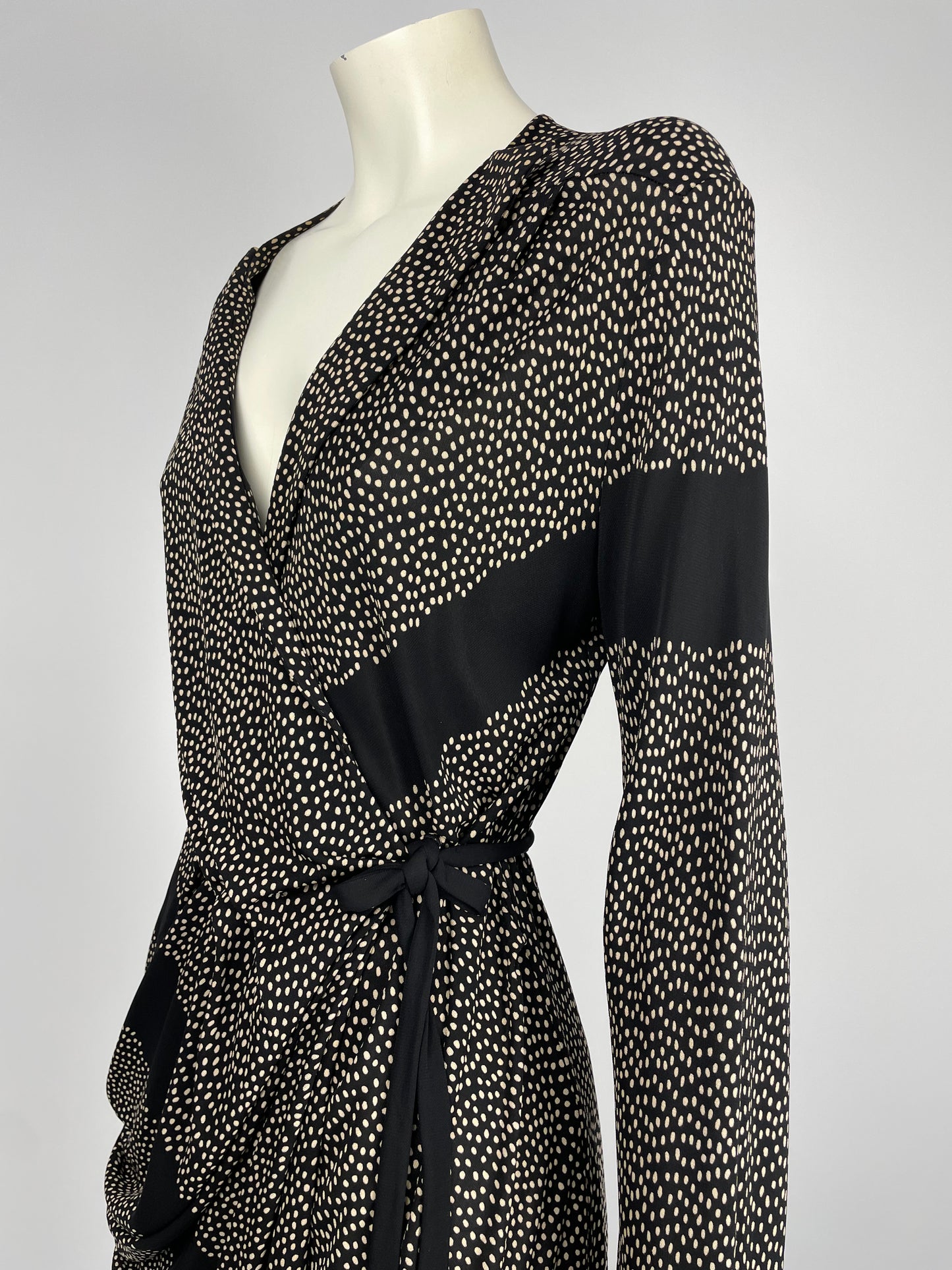 Balenciaga by Nicolas Ghesquiere 2010 Polka dots tie dress
