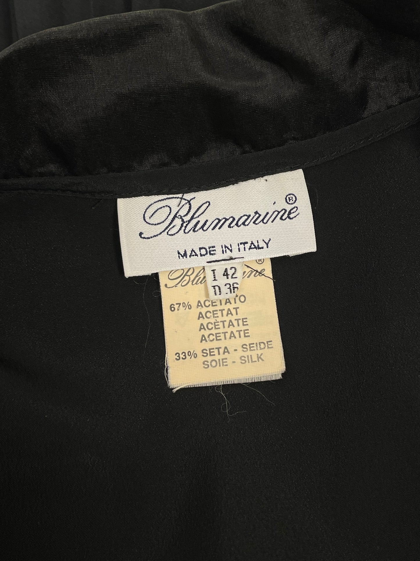 Blumarine 1990’s Tie mini dress.