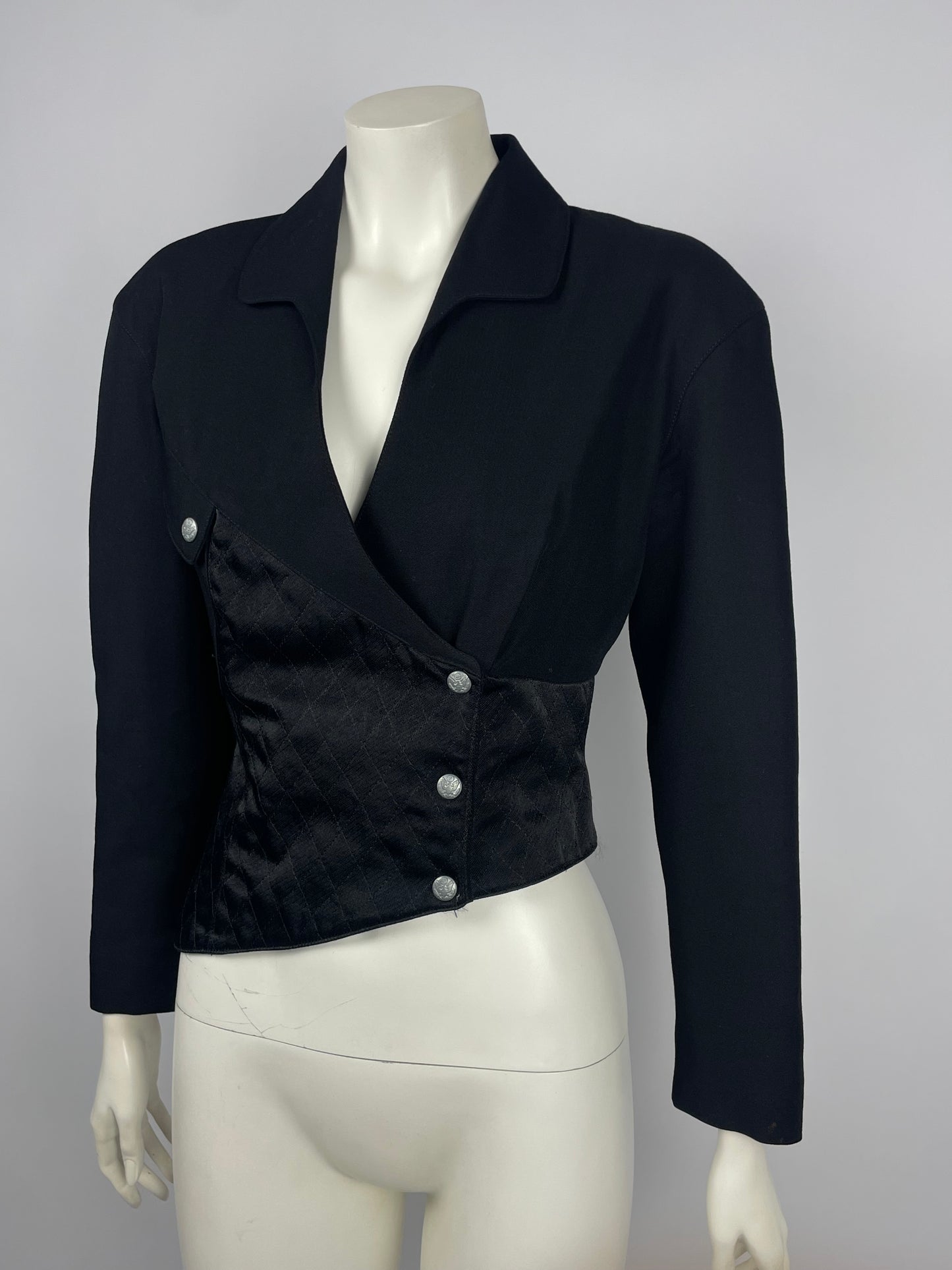 Thierry Mugler 1980’s Asymmetrical Jacket