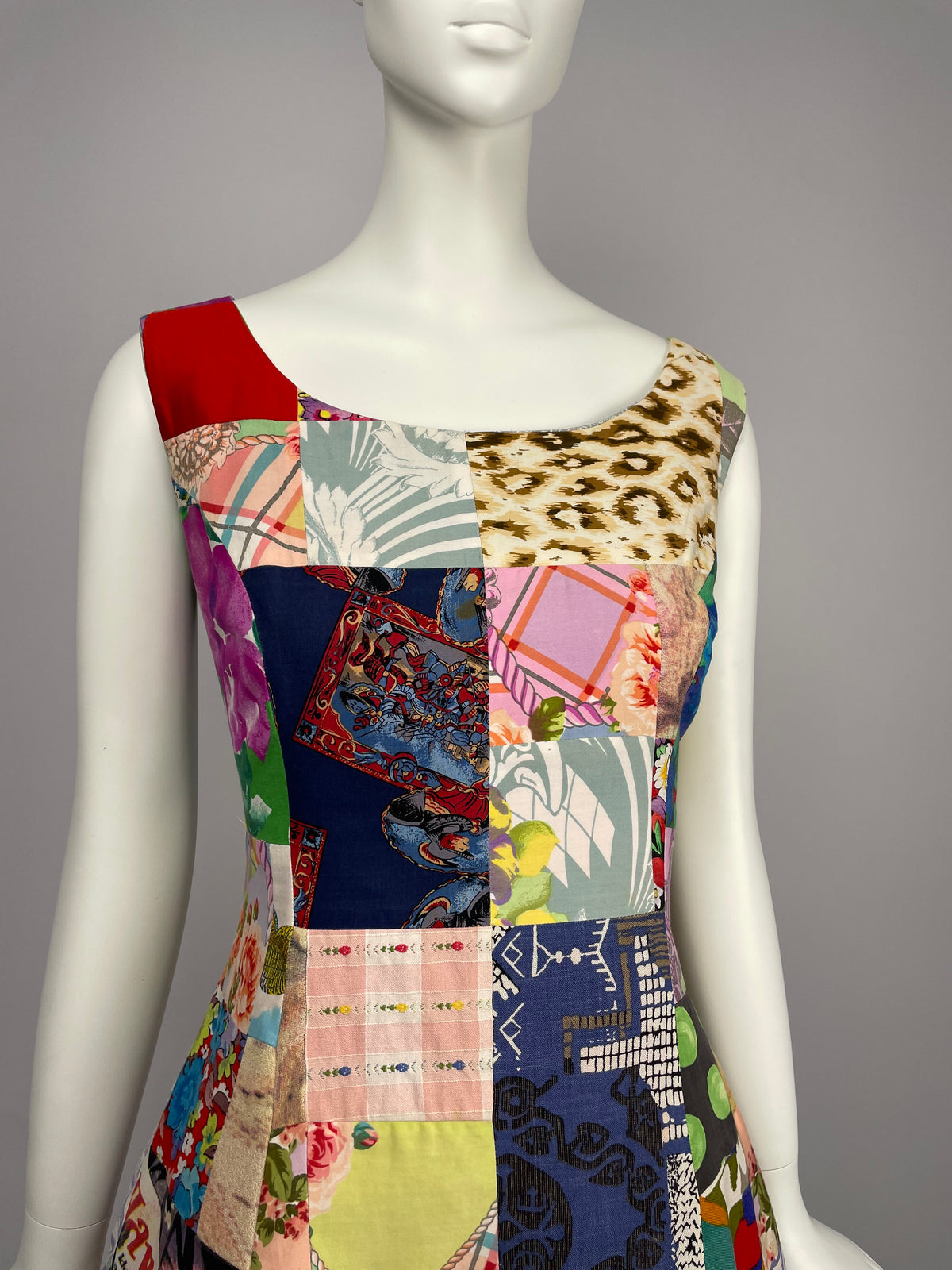 Dolce & Gabbana S/S 1993 Patchwork dress