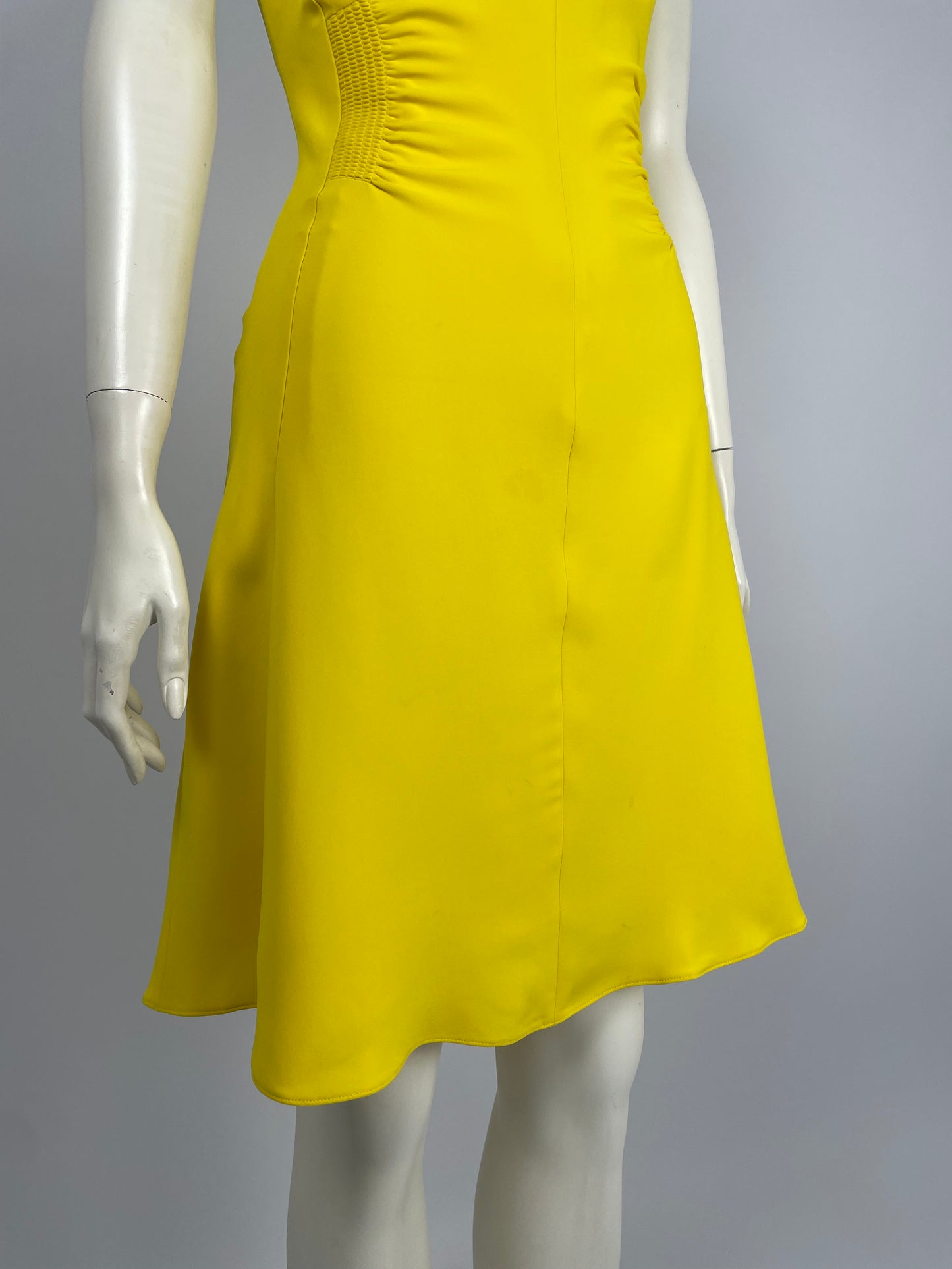 Dior by Maria Grazia Cruise 2017 yellow midi dress