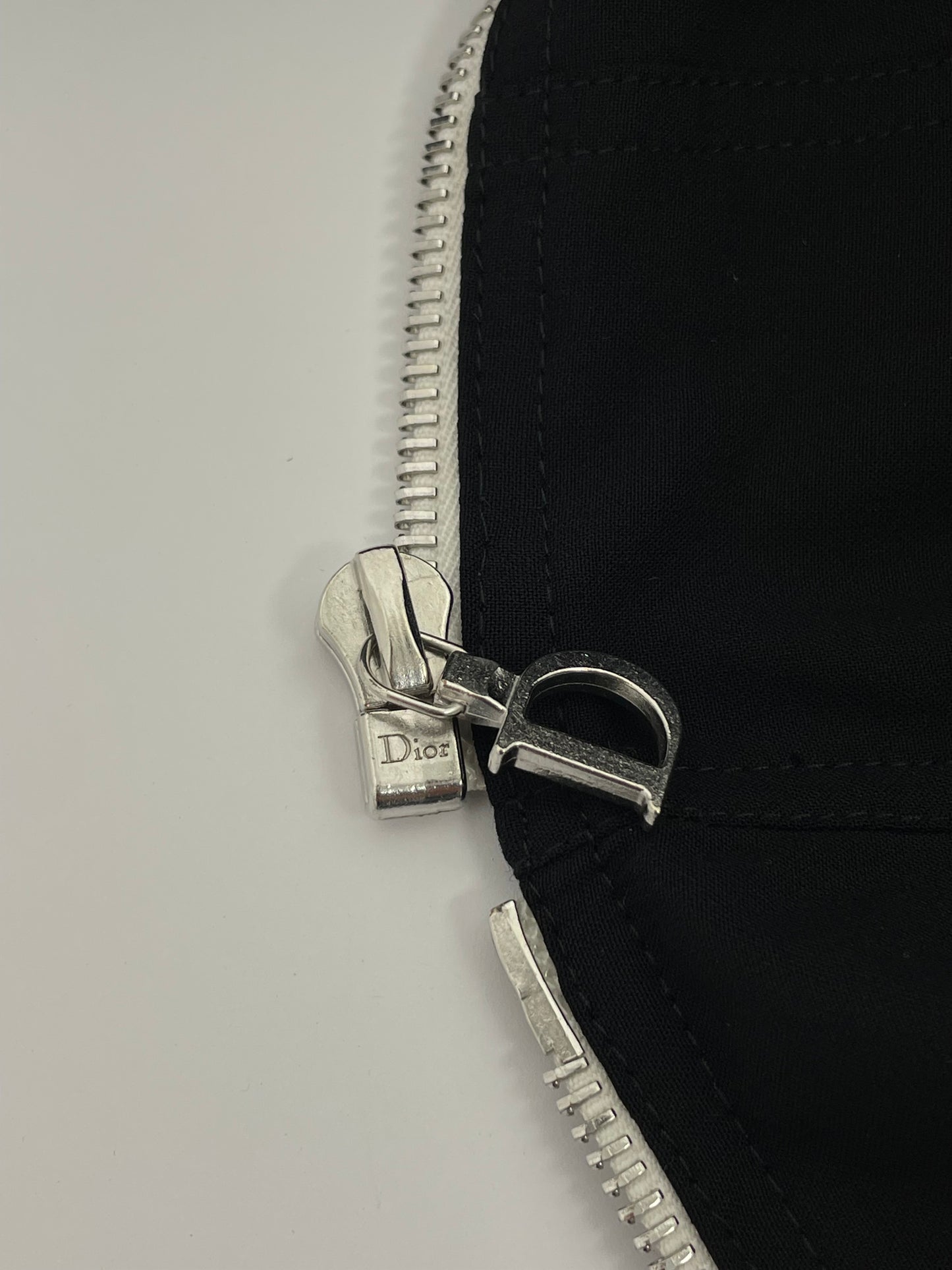 Dior by John Galliano S/S 2001 cropped zipper jacket.