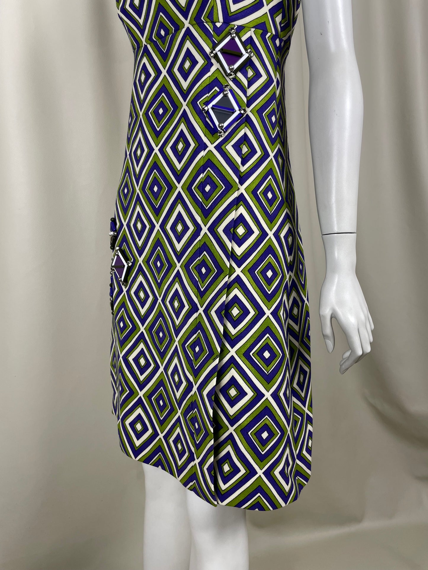 Prada F/W 2012 Resin Applique dress
