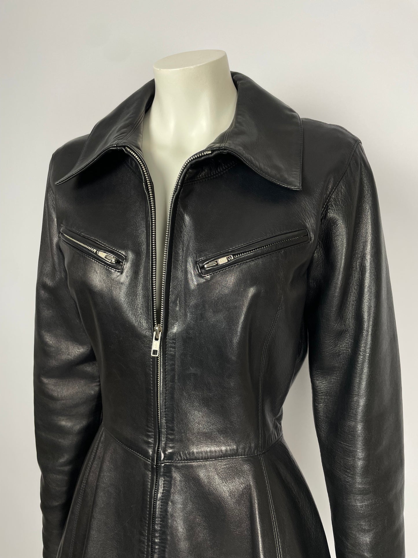 Claude Montana F/W 1992 Ideal Cuirs Leather Jacket