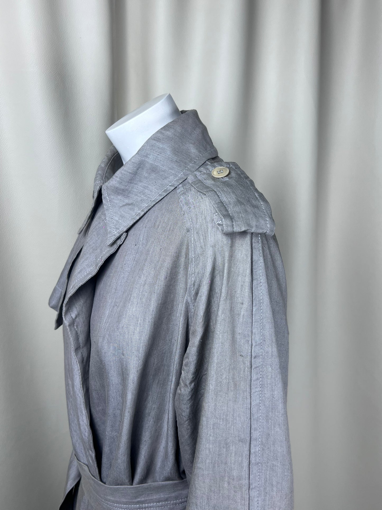 Yohji Yamamoto Y’s A/W 2013 linen trench coat (L)