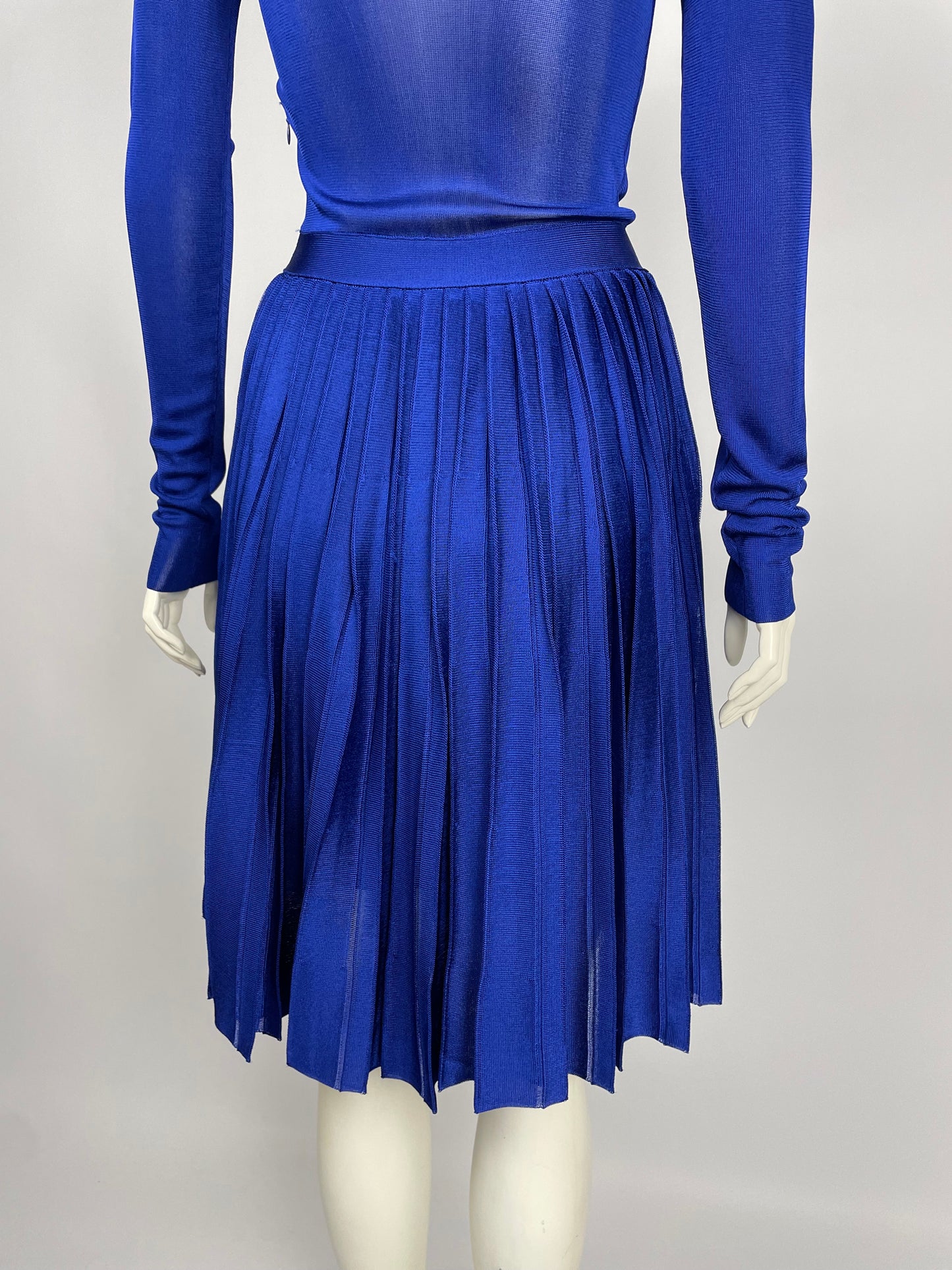 Dior cruise 2012 heavy knit pleated dress.
