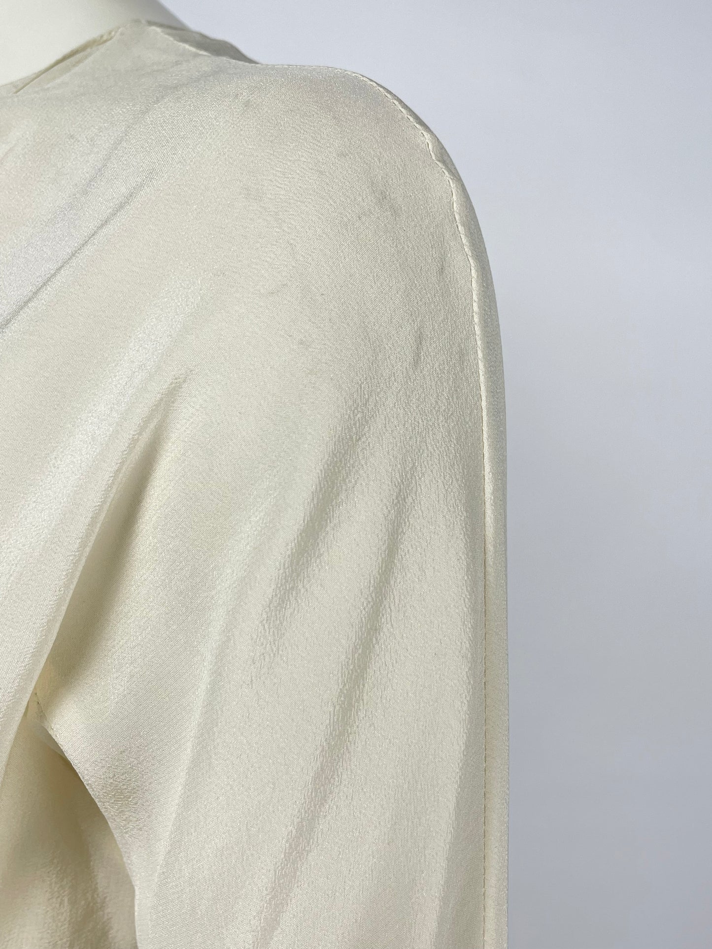 Dior by John Galliano S/S 2006 silk ruffle blouse