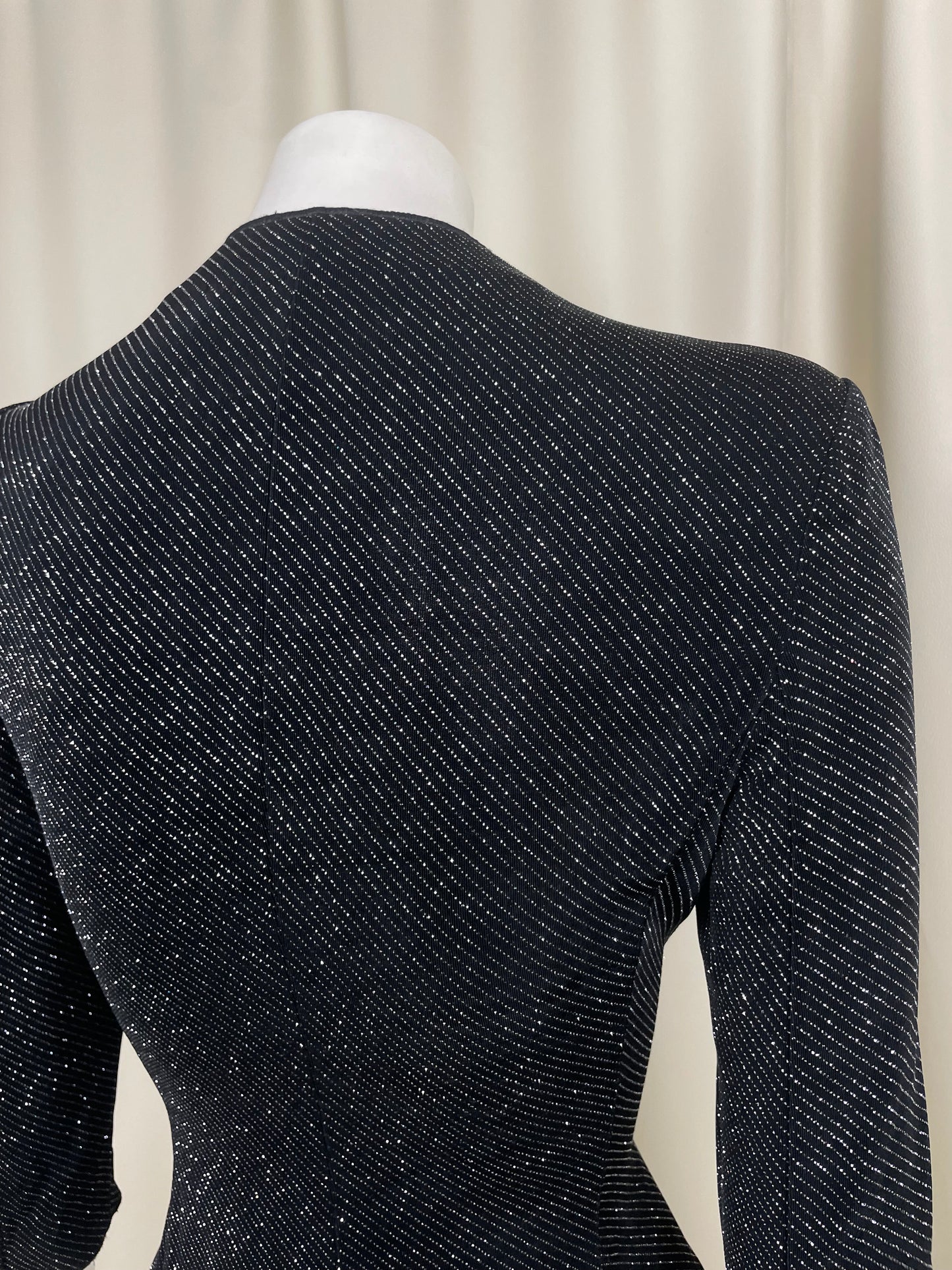 Armani Glittery Pinstripe Blouse (M)