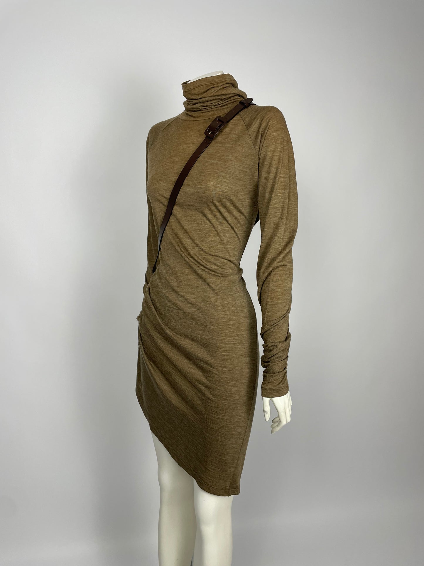 Jean Paul Gaultier 1990’s turtleneck bondage dress.