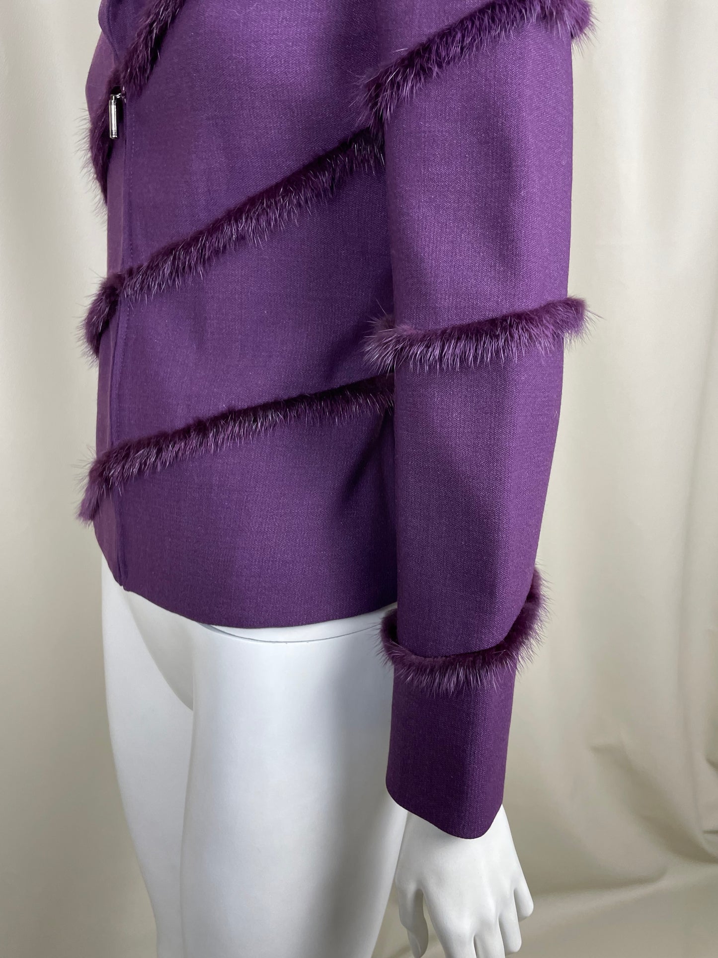 Gianni Versace Couture Fur Blazer