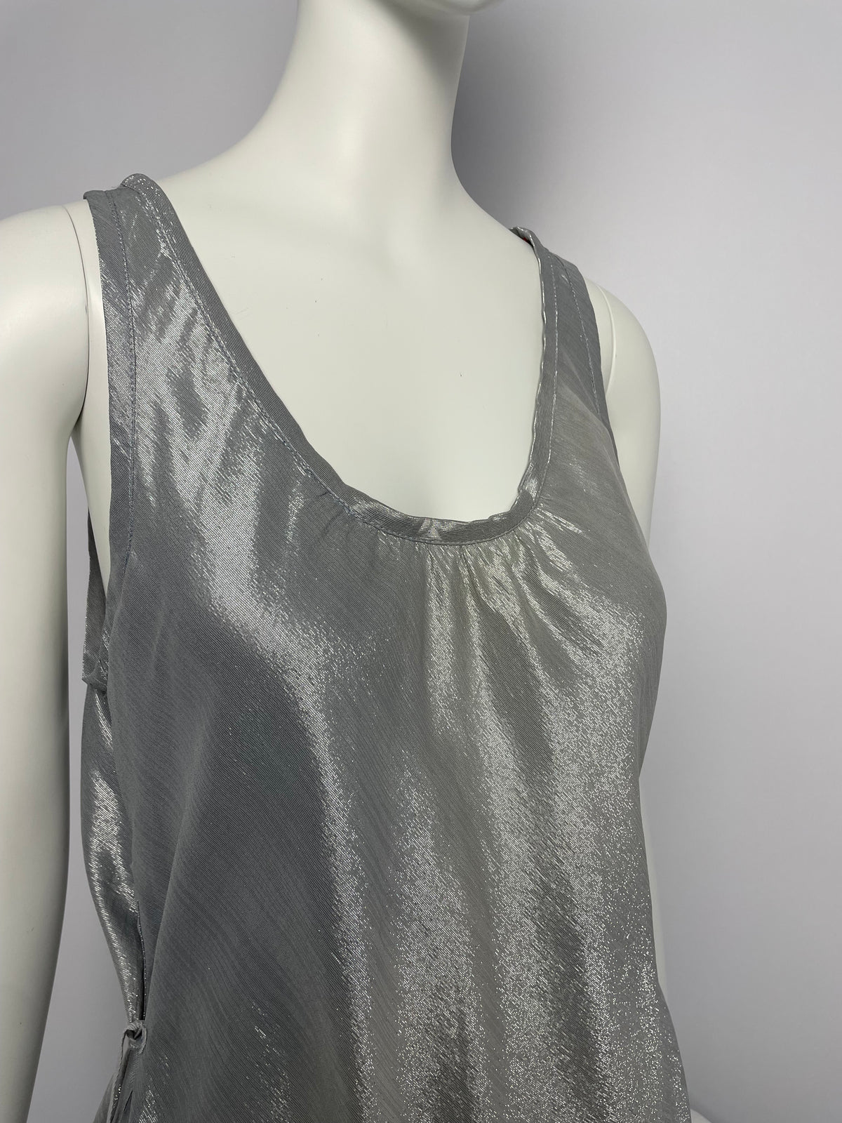 Prada 2000's Silver tie top