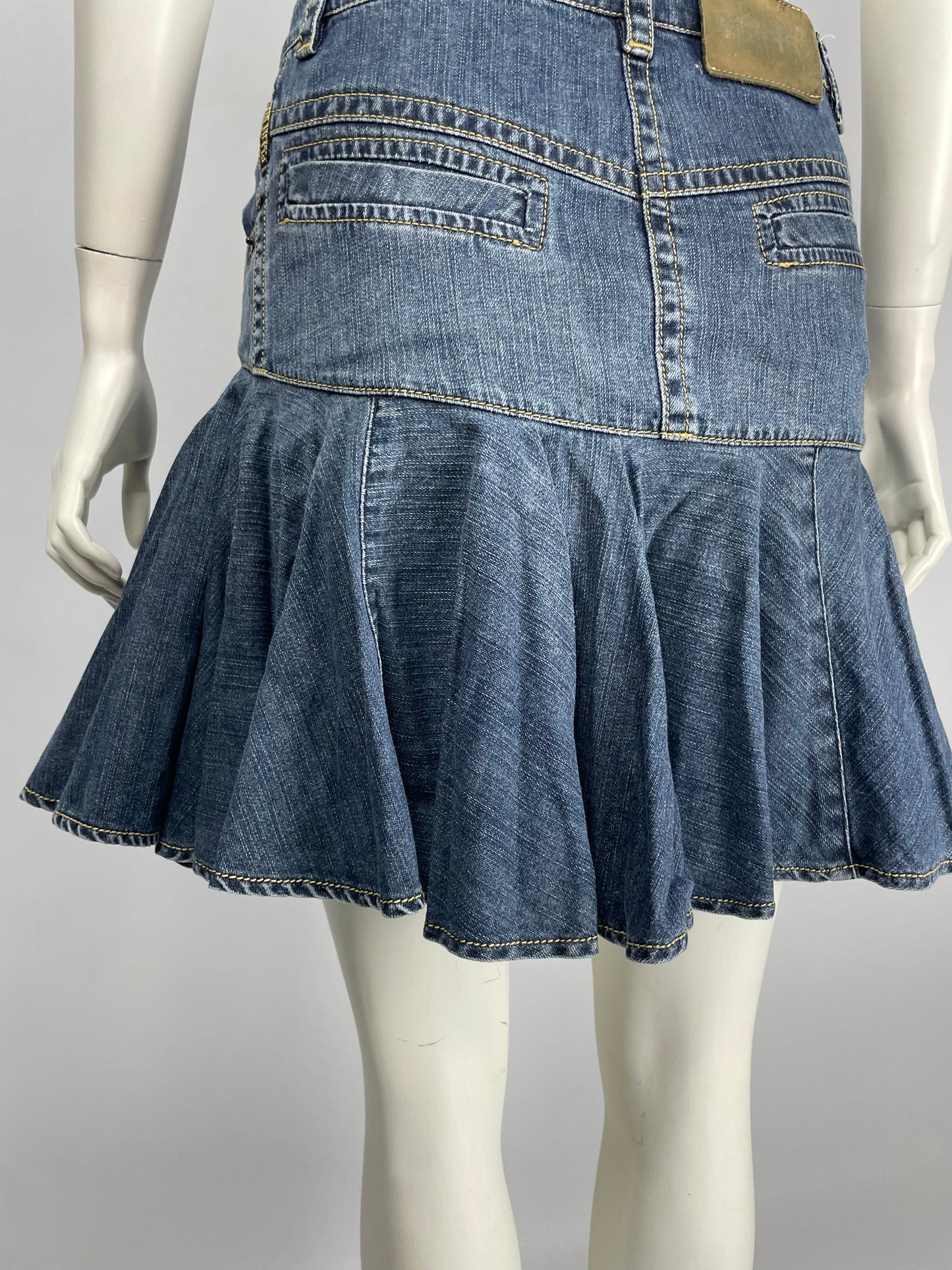Plein Sud S/S 2003 Denim Mini Skirt